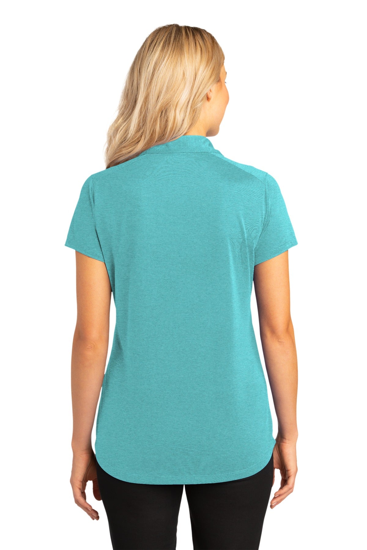 Port Authority Ladies Digi Heather Performance Polo. L574 Womens Apparel Shirts & Tops
