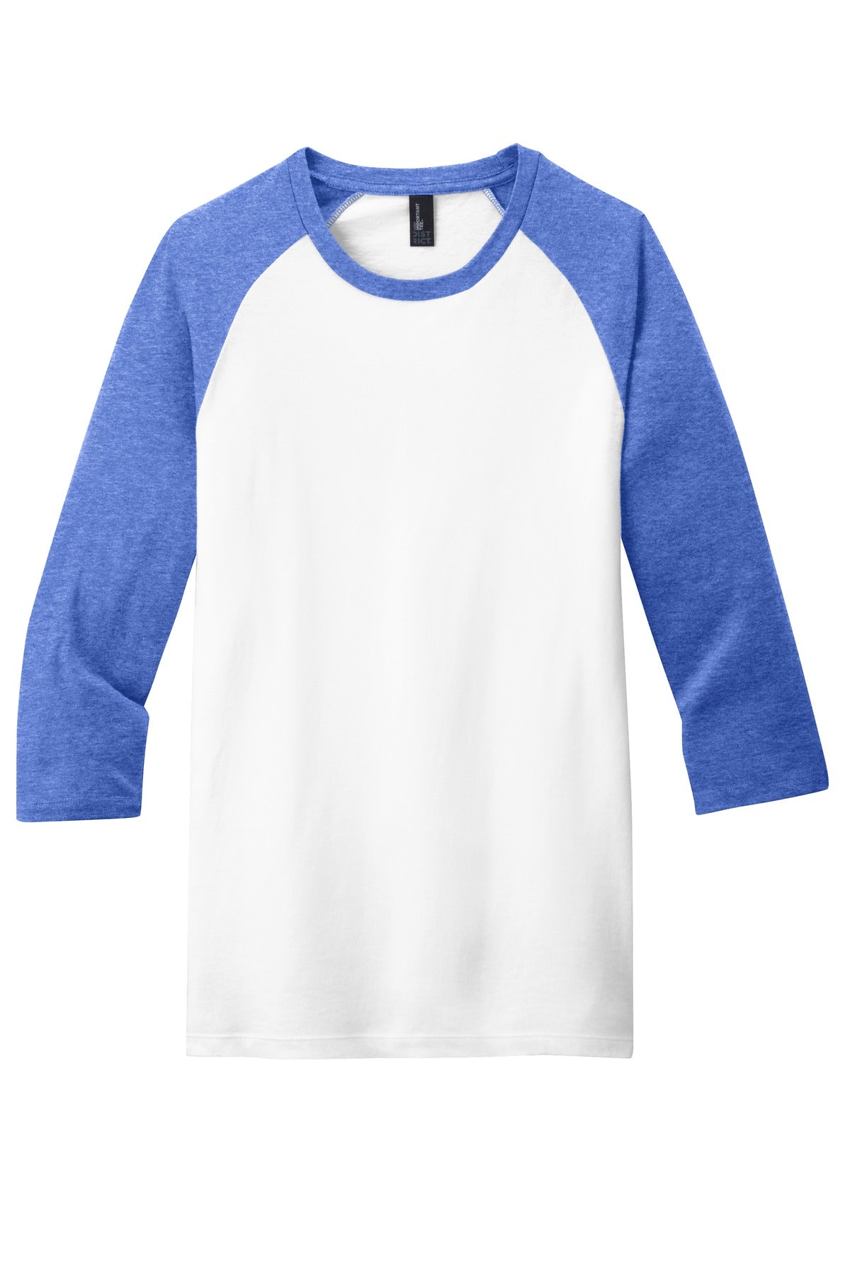 District Men's Very Important Tee 3/4-Sleeve Raglan. DT6210 Mens Apparel Shirts & Tops