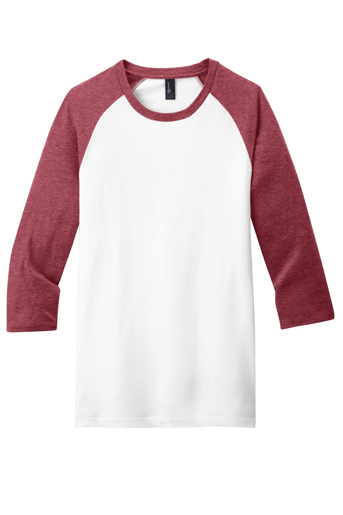 District Men's Very Important Tee 3/4-Sleeve Raglan. DT6210 Mens Apparel Shirts & Tops