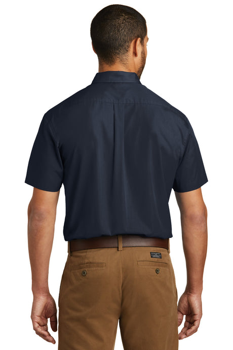 Port Authority Men's Short Sleeve Carefree Poplin Shirt. W101 Mens Apparel Shirts & Tops