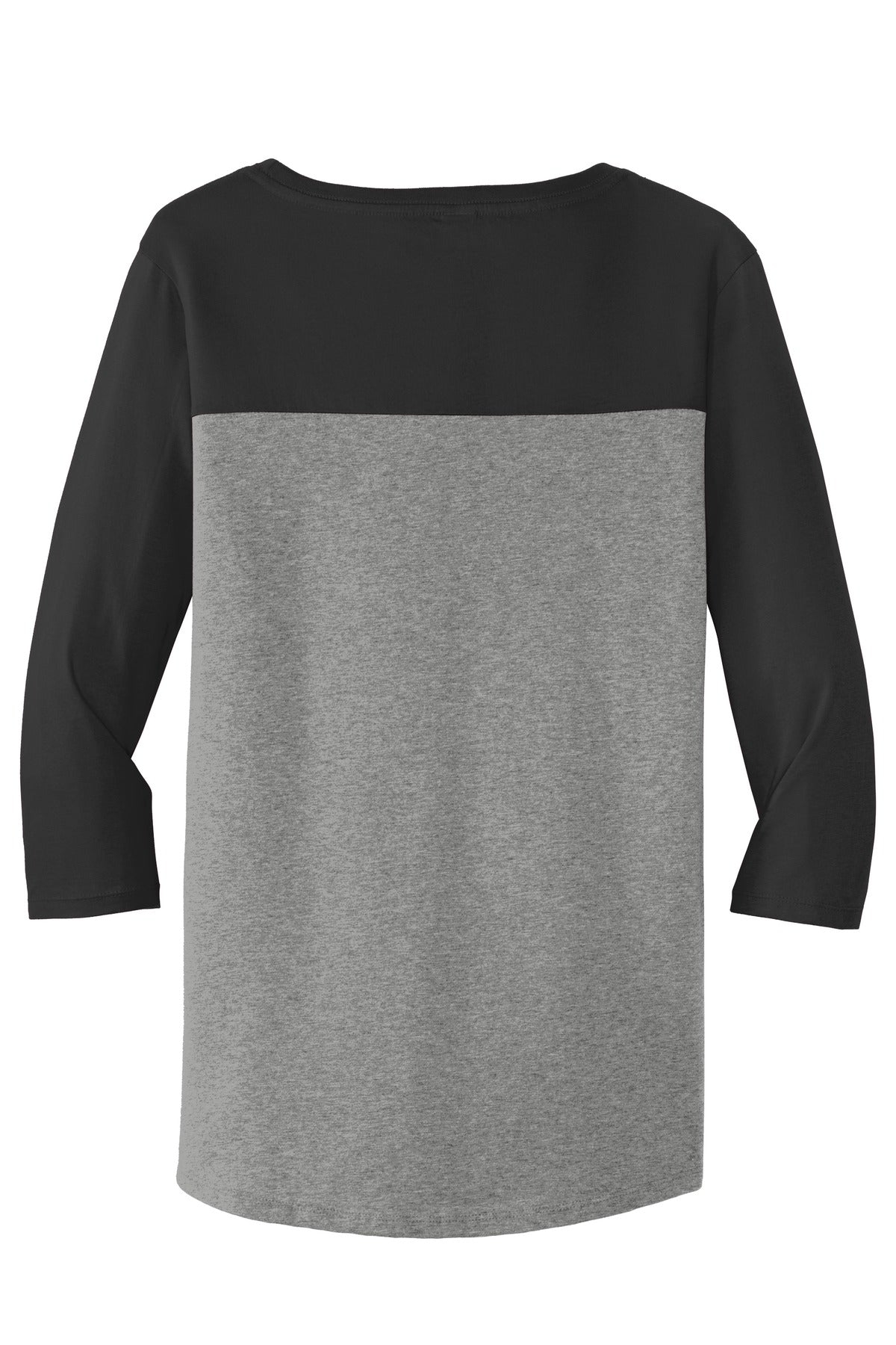 District Women's Rally 3/4-Sleeve Tee. DT2700 Womens Apparel Shirts & Tops