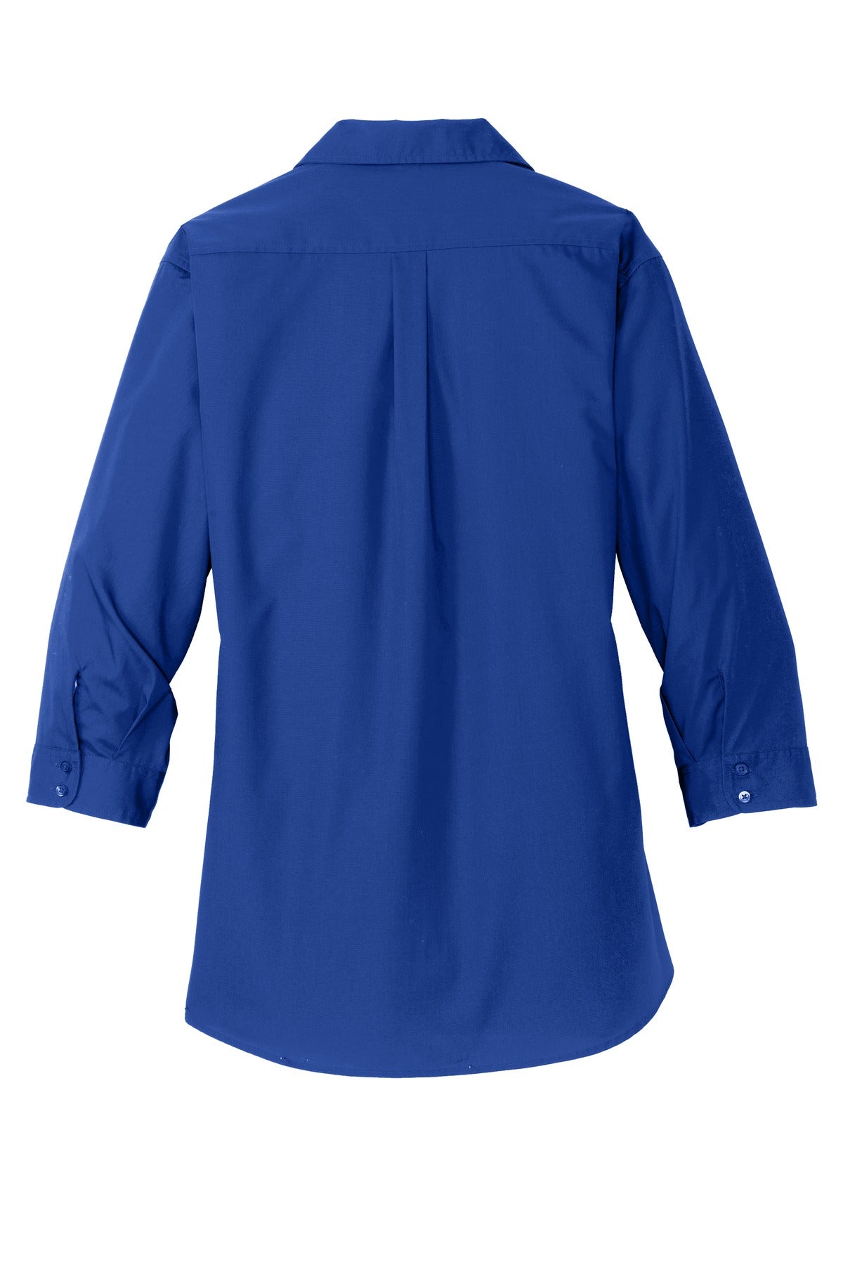 Port Authority Ladies 3/4-Sleeve Carefree Poplin Shirt. LW102