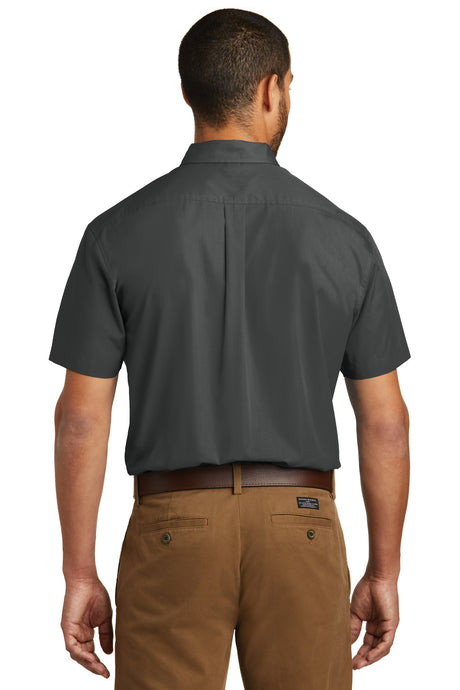 Port Authority Men's Short Sleeve Carefree Poplin Shirt. W101 Mens Apparel Shirts & Tops
