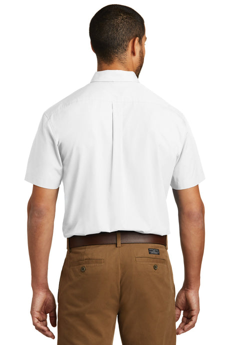 Port Authority Men's Short Sleeve Carefree Poplin Shirt. W101 Mens Apparel Shirts & Tops