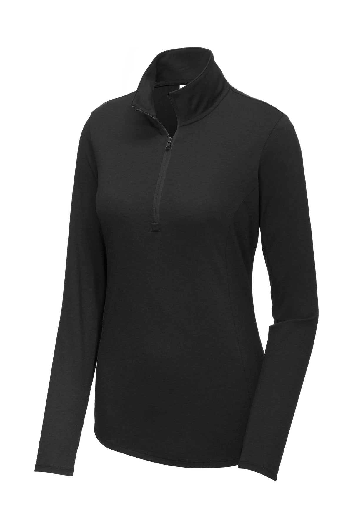 Sport-Tek Women's PosiCharge Tri-Blend Wicking 1/4-Zip Pullover. LST407 Womens Apparel Jackets & Vests