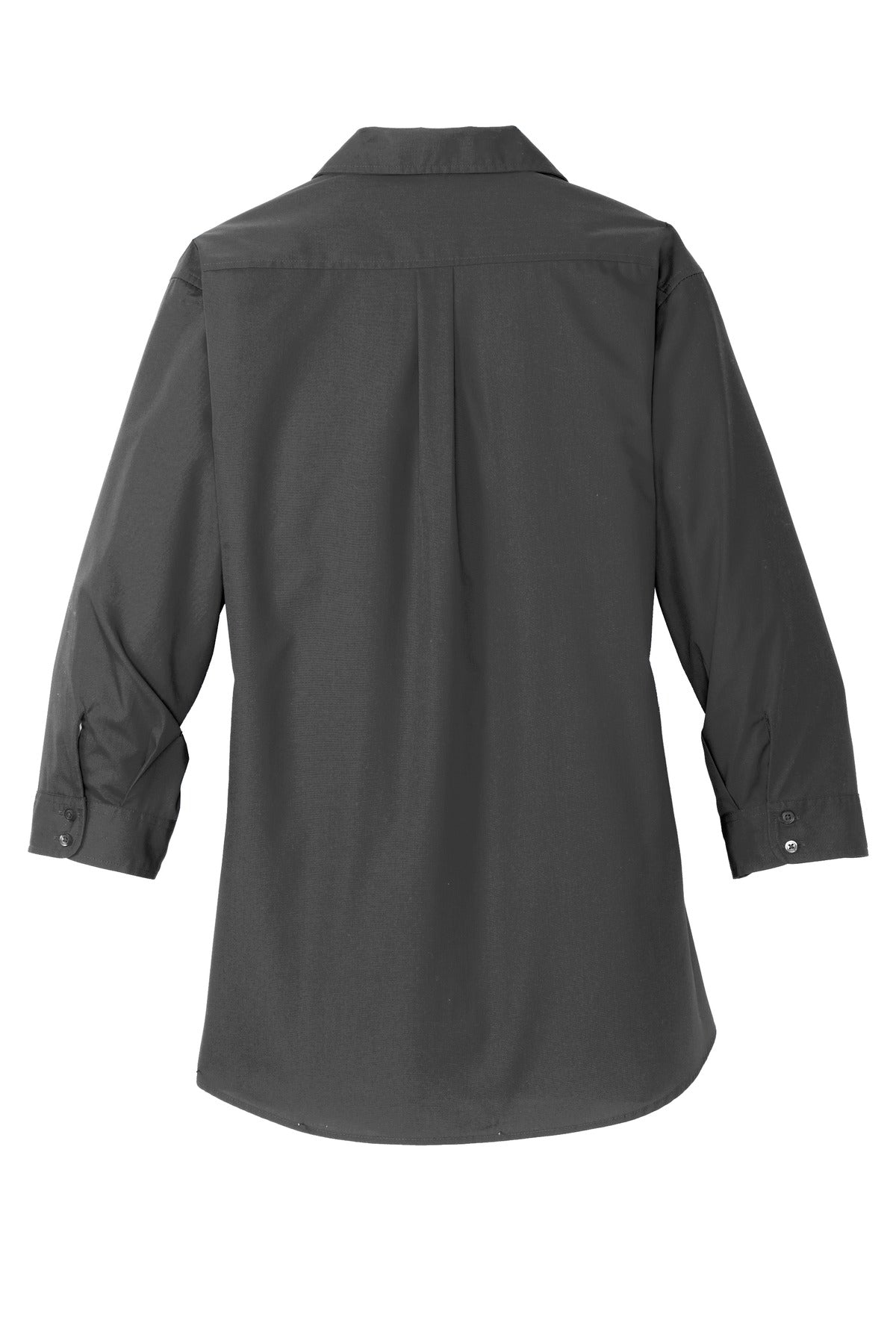 Port Authority Ladies 3/4-Sleeve Carefree Poplin Shirt. LW102