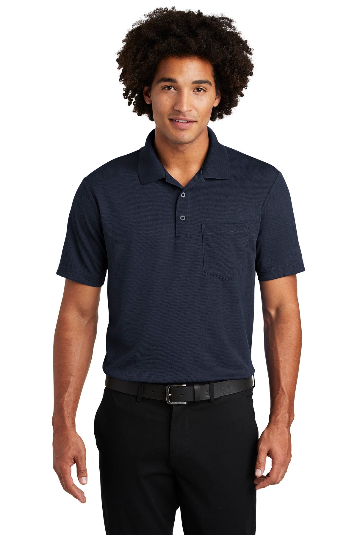 Sport-Tek Men's PosiCharge RacerMesh Pocket Polo Mens Apparel Shirts & Tops