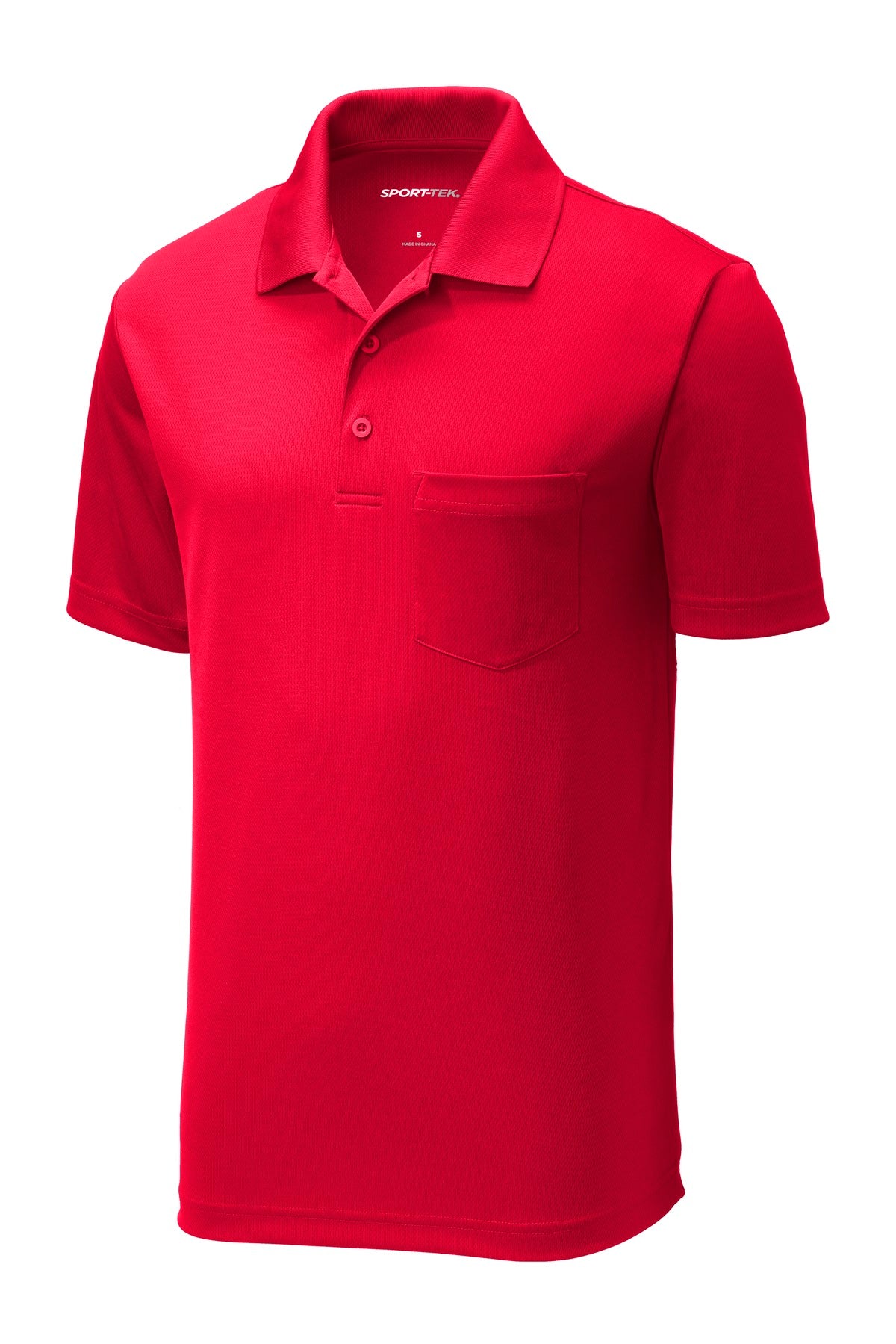 Sport-Tek Men's PosiCharge RacerMesh Pocket Polo Mens Apparel Shirts & Tops