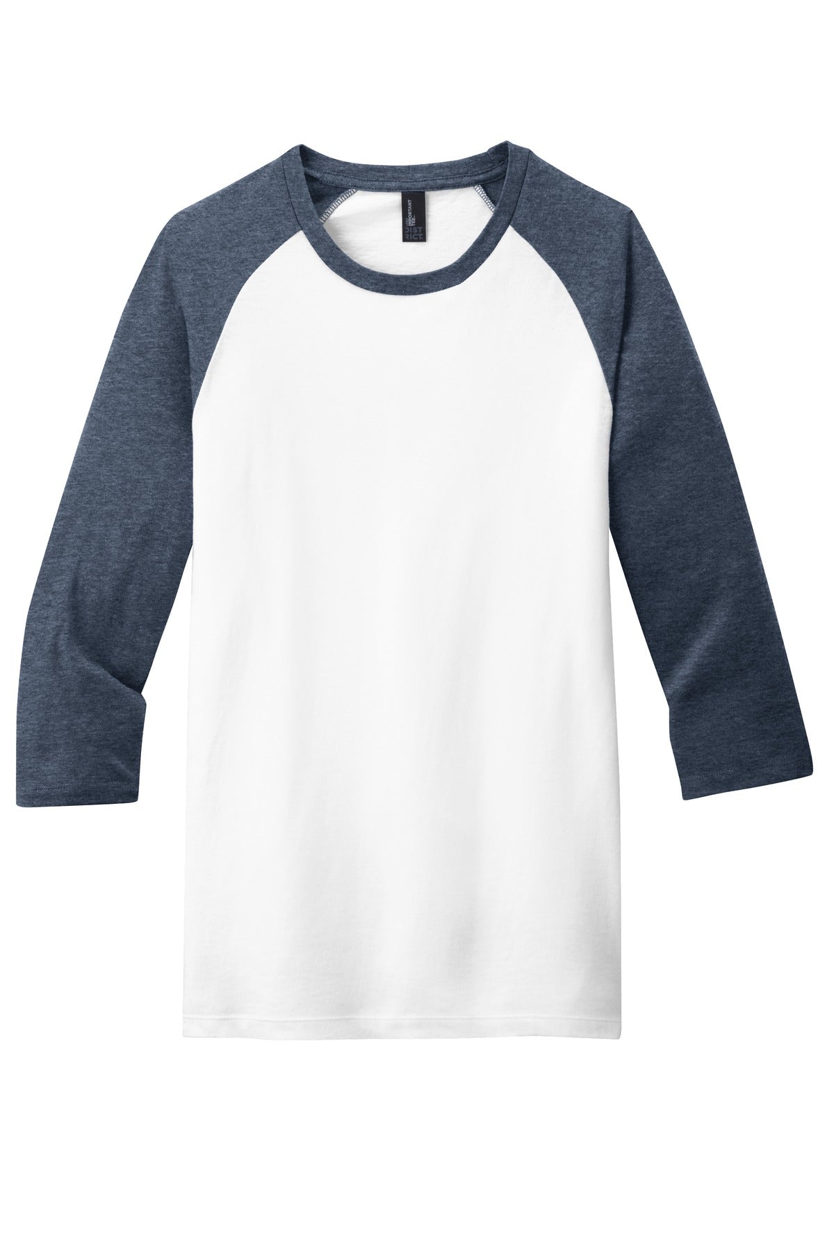 District Men's Very Important Tee 3/4-Sleeve Raglan. DT6210 Mens Apparel Shirts & Tops