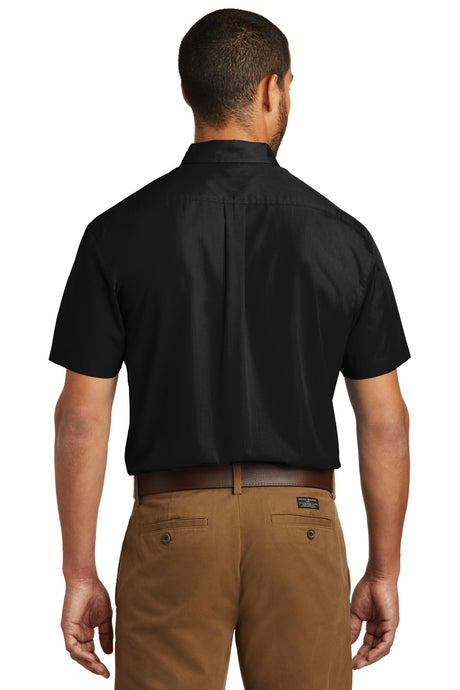 Port Authority Men's Short Sleeve Carefree Poplin Shirt. W101 Mens Apparel Shirts & Tops