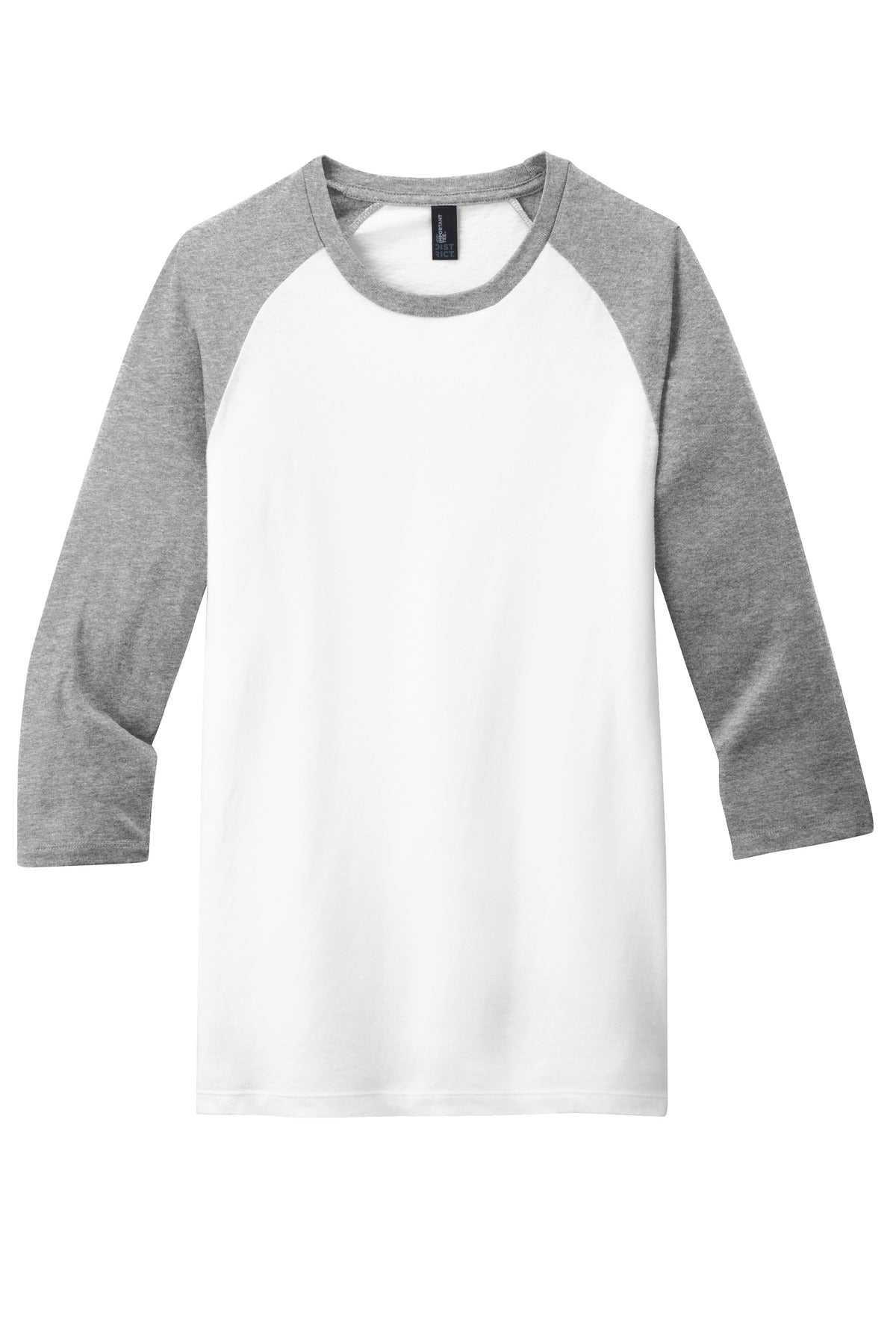 District Men's Very Important Tee 3/4-Sleeve Raglan. DT6210 Mens Apparel Shirts & Tops