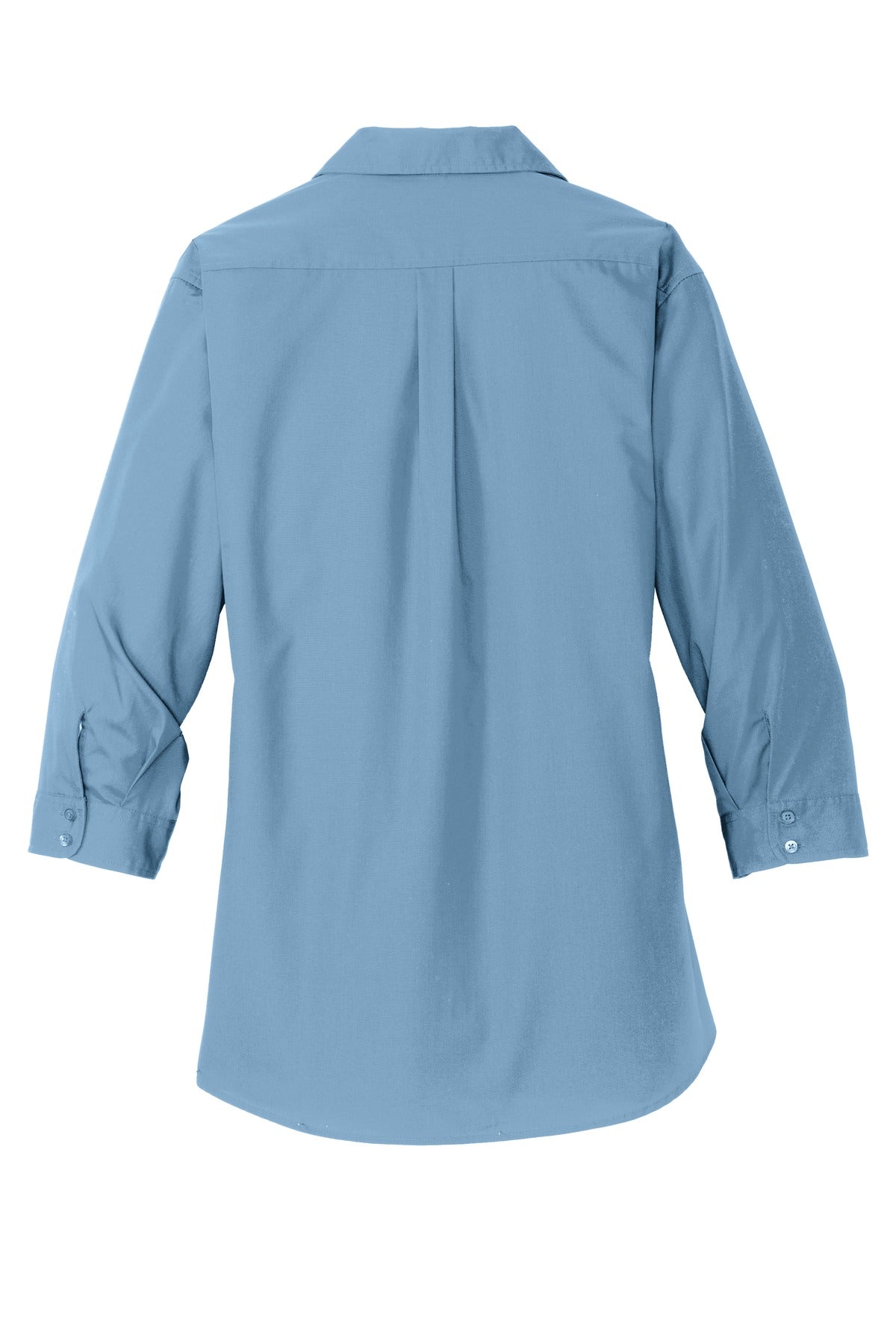 Port Authority Ladies 3/4-Sleeve Carefree Poplin Shirt. LW102