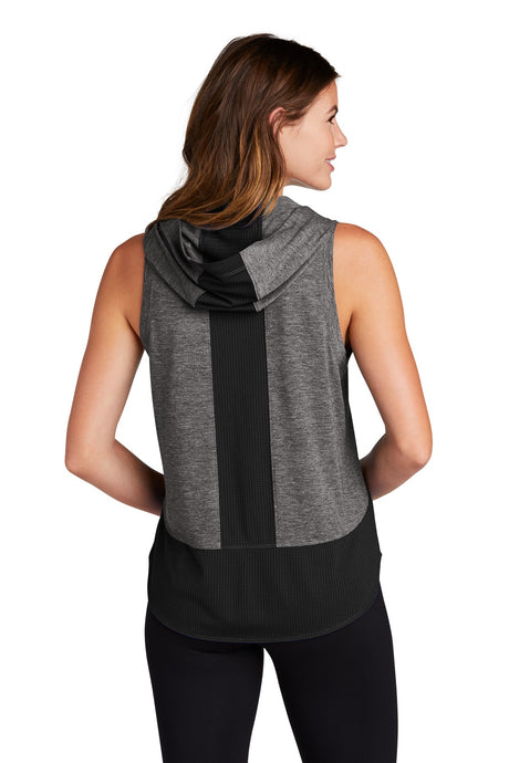 Sport-Tek Women's PosiCharge Tri-Blend Wicking Draft Hoodie Tank LST410 Womens Apparel Shirts & Tops