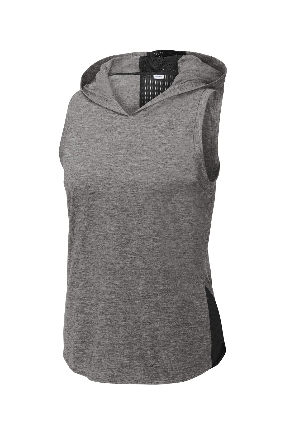 Sport-Tek Women's PosiCharge Tri-Blend Wicking Draft Hoodie Tank LST410 Womens Apparel Shirts & Tops