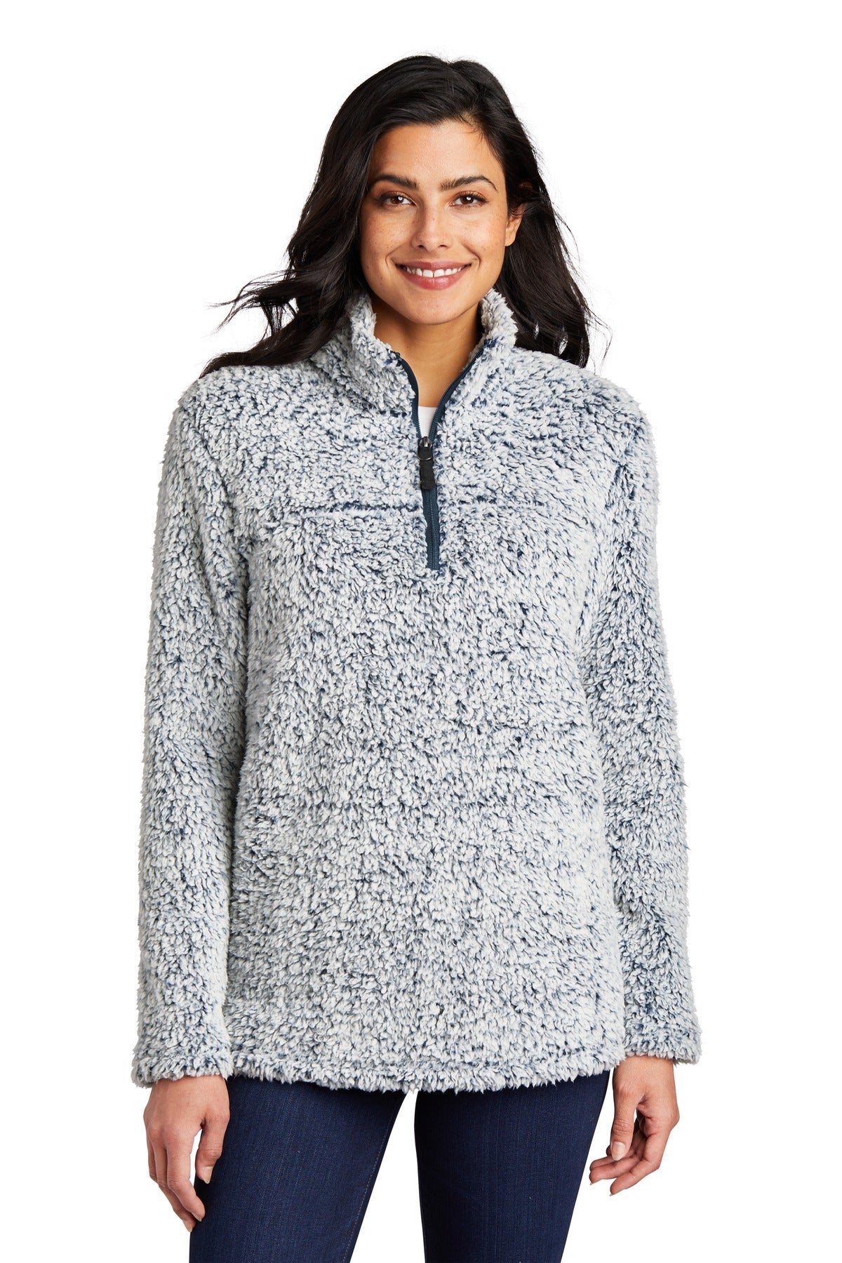Port Authority Women's Cozy 1/4-Zip Fleece Pullover L130 Womens Apparel Sweatshirts & Fleece