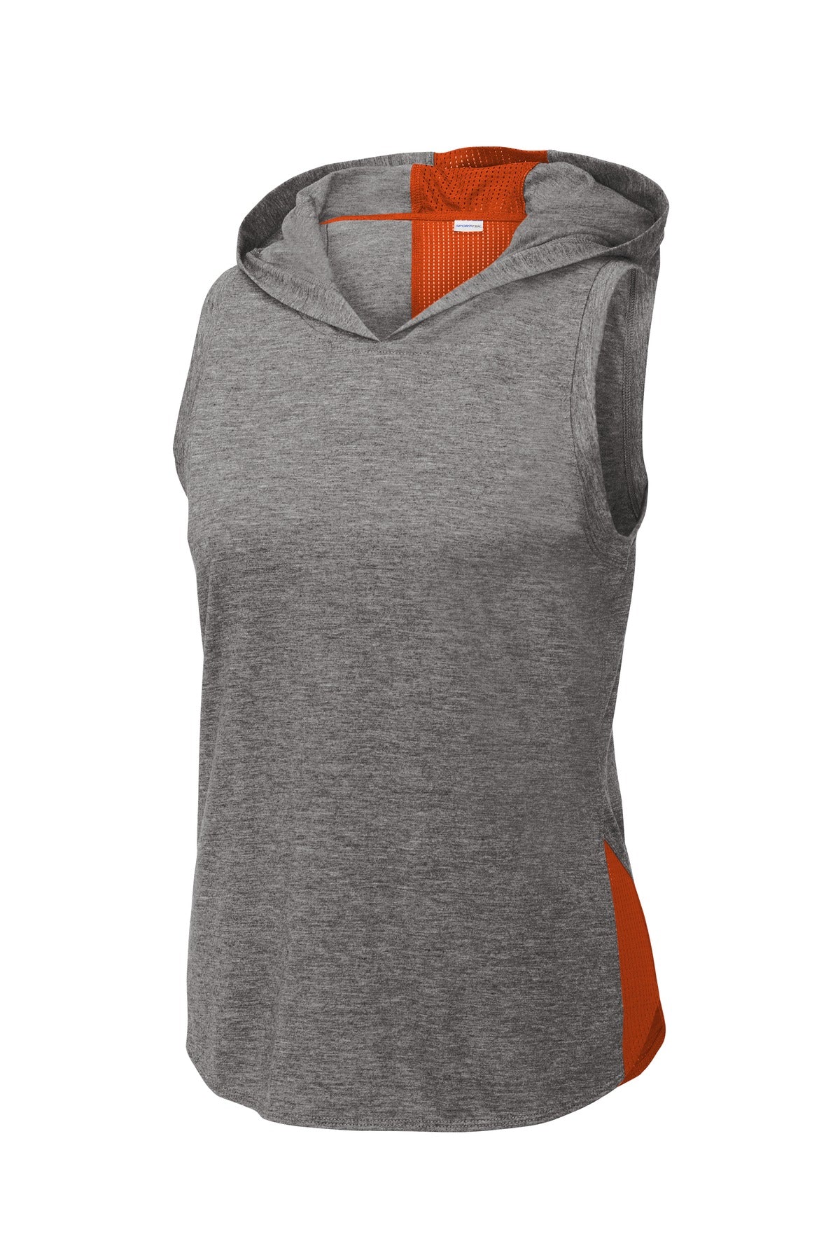 Sport-Tek Women's PosiCharge Tri-Blend Wicking Draft Hoodie Tank LST410 Womens Apparel Shirts & Tops