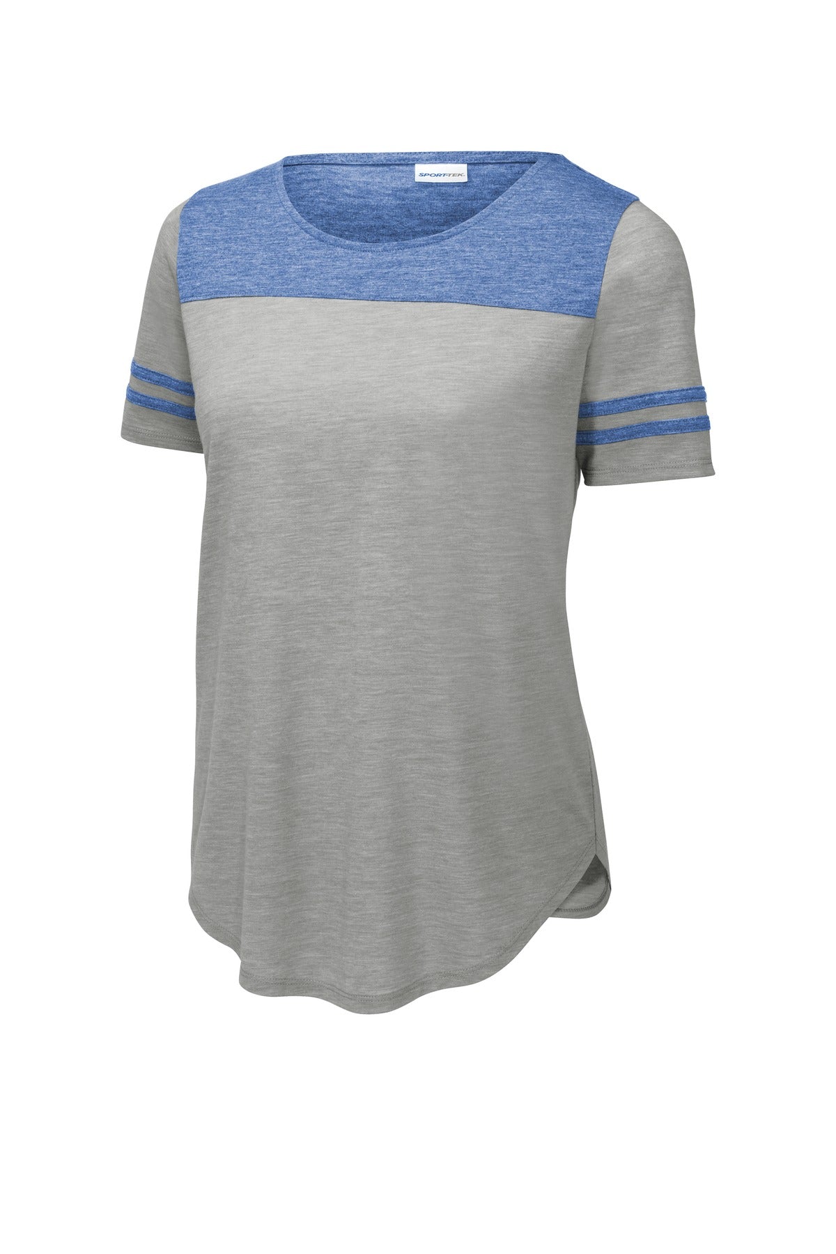 Sport-Tek Women's PosiCharge Tri-Blend Wicking Fan Tee LST403 Womens Apparel Shirts & Tops