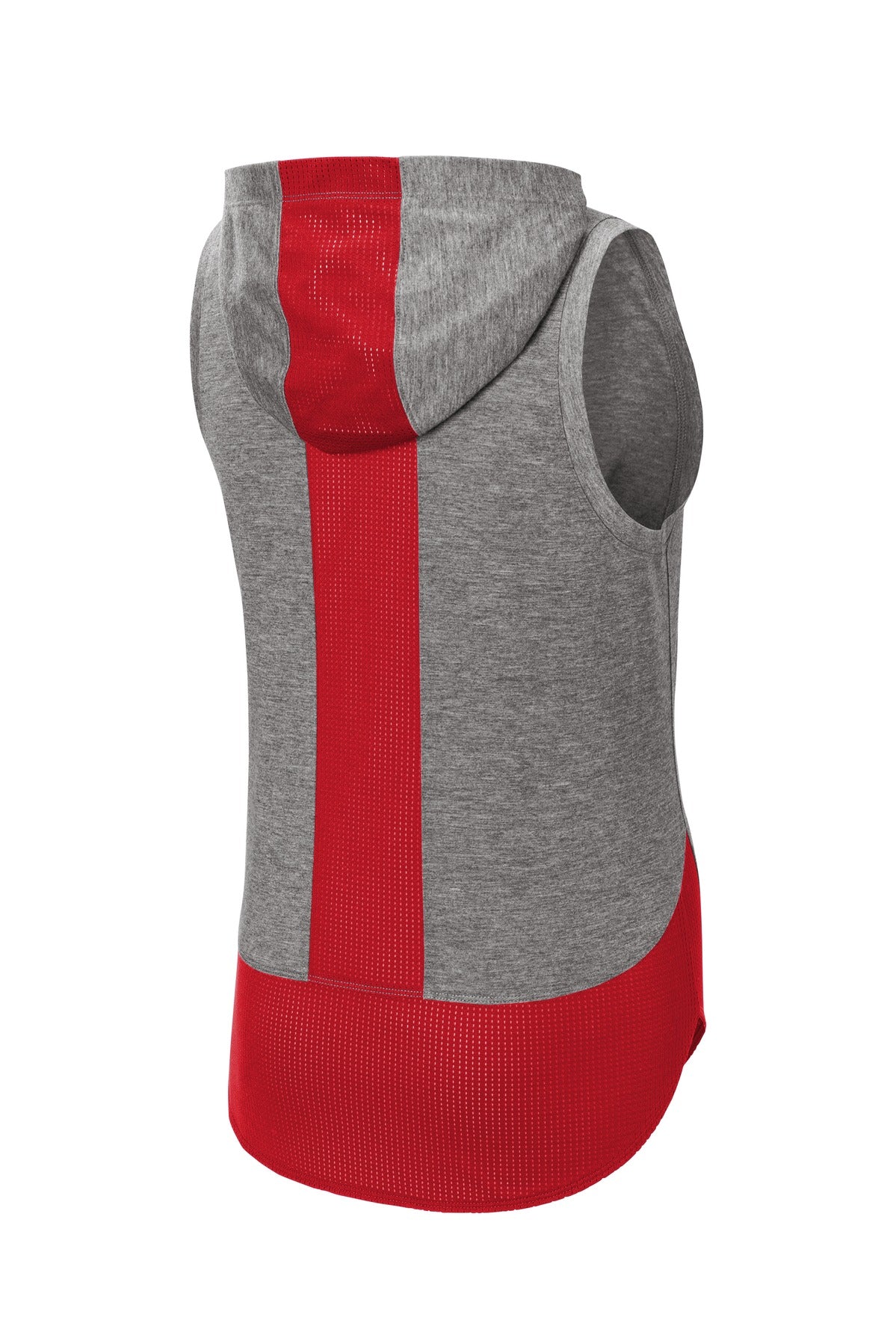 Sport-Tek Women's PosiCharge Tri-Blend Wicking Draft Hoodie Tank LST410 Womens Apparel Shirts & Tops