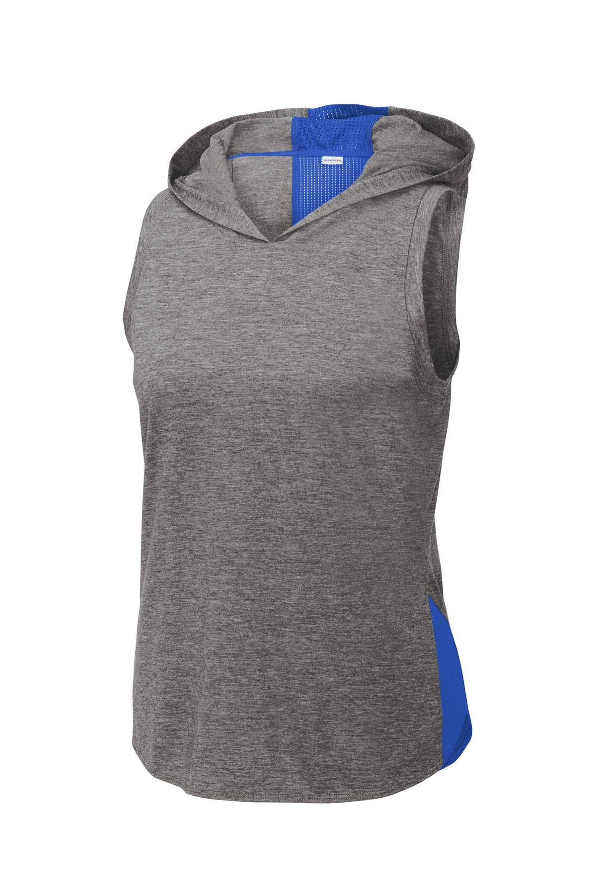 Sport-Tek Women's PosiCharge Tri-Blend Wicking Draft Hoodie Tank LST410 Womens Apparel Shirts & Tops