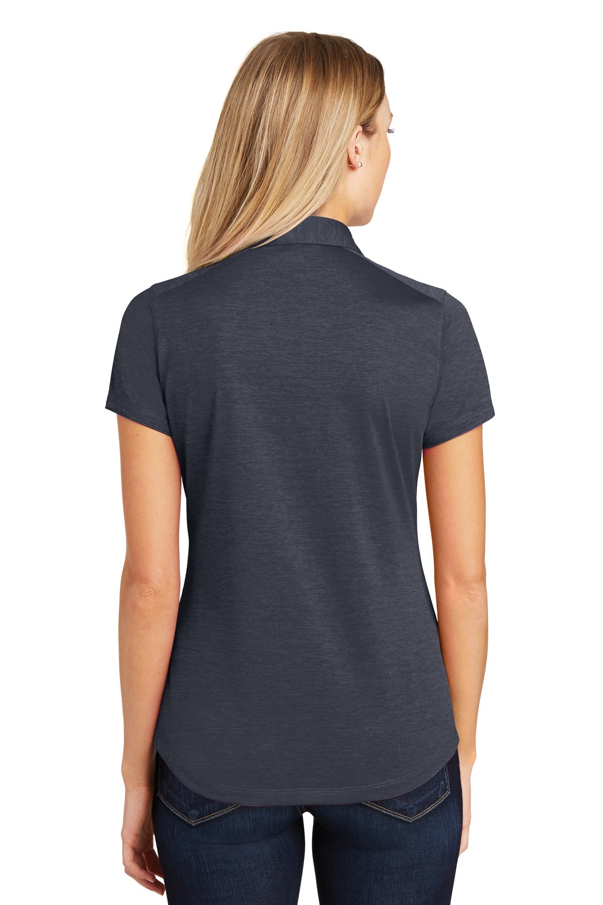 Port Authority Ladies Digi Heather Performance Polo. L574 Womens Apparel Shirts & Tops