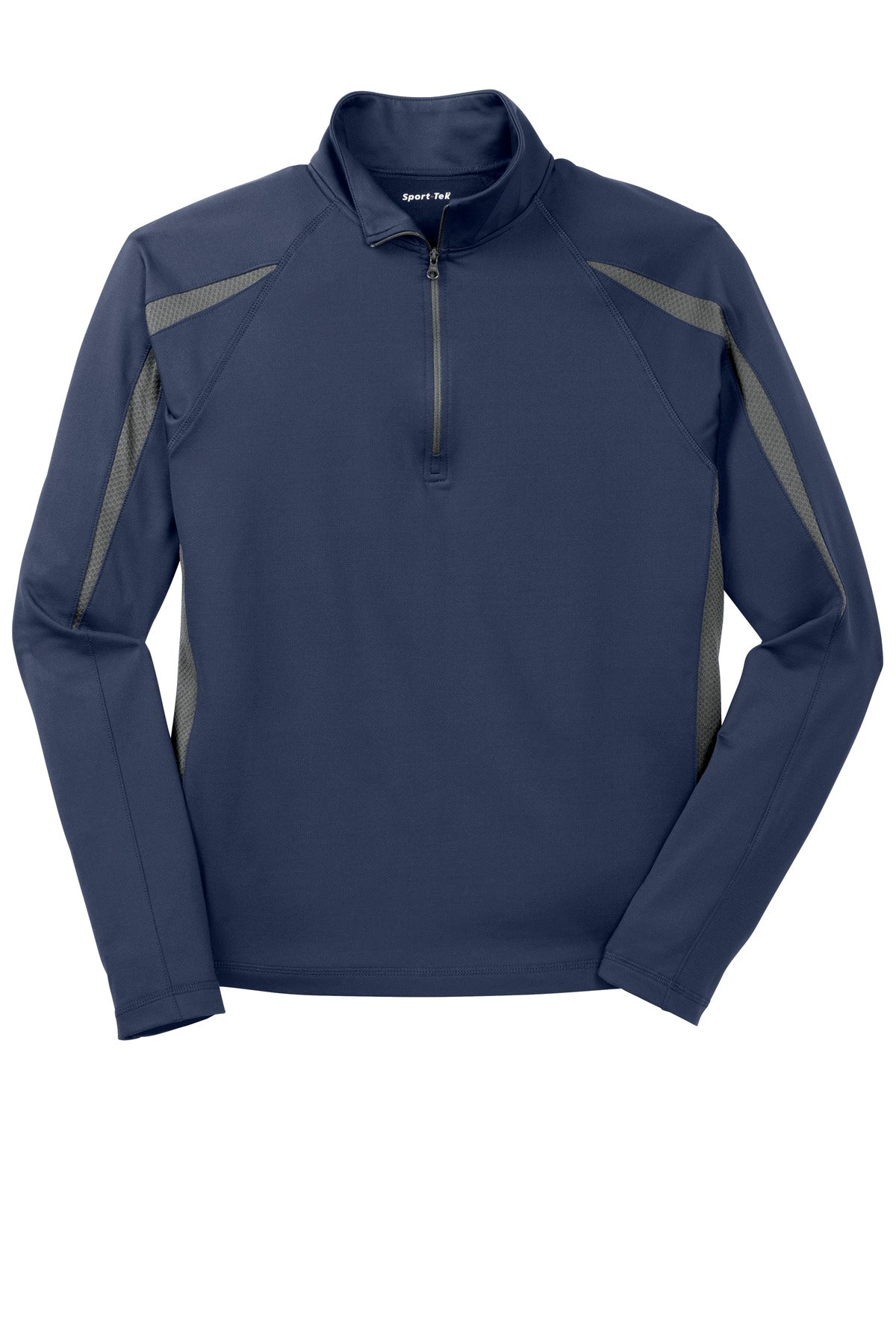 Sport-Tek Men's Sport-Wick Stretch 1/2-Zip Colorblock Pullover Mens Apparel Sweatshirts & Fleece