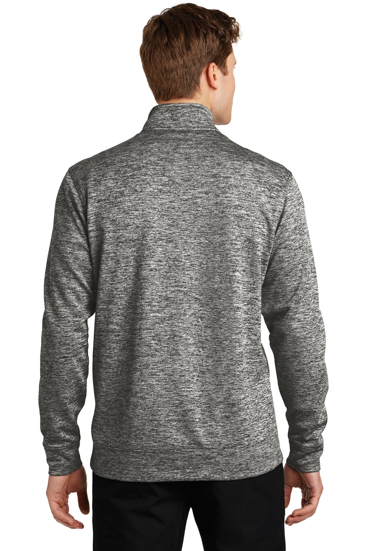 Sport-Tek Men's PosiCharge Electric Heather Fleece 1/4-Zip Pullover Mens Apparel Sweatshirts & Fleece