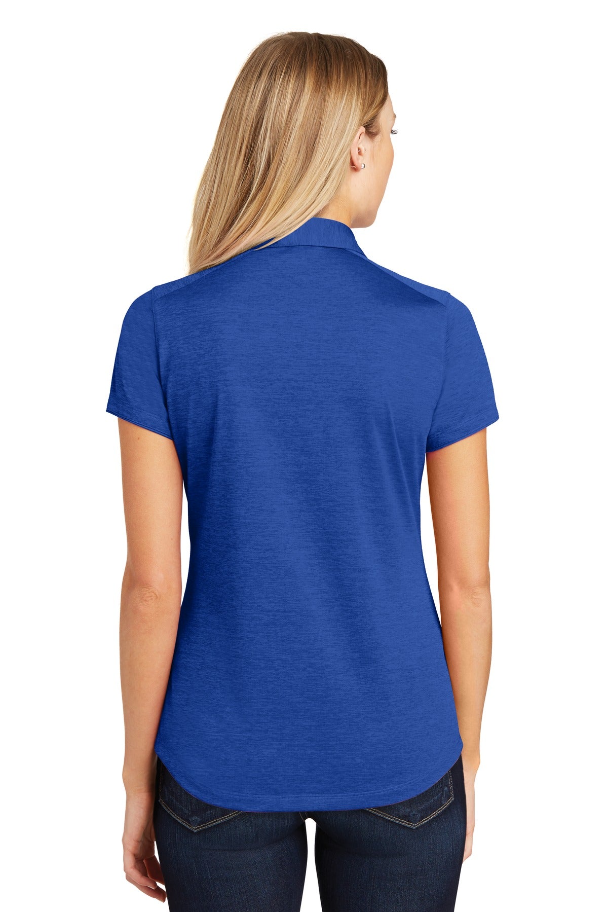 Port Authority Ladies Digi Heather Performance Polo. L574 Womens Apparel Shirts & Tops