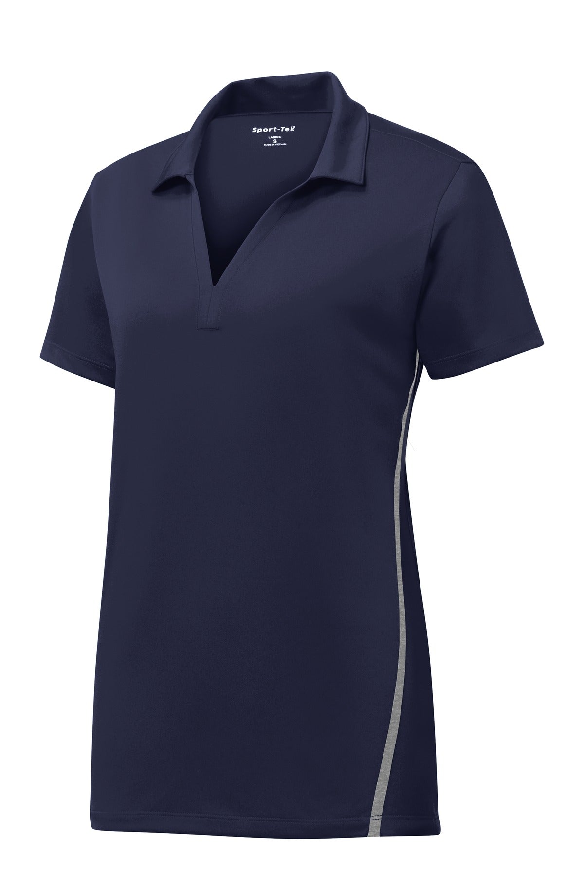 Sport-Tek Women's Contrast PosiCharge Tough Polo. LST620 Womens Apparel Shirts & Tops