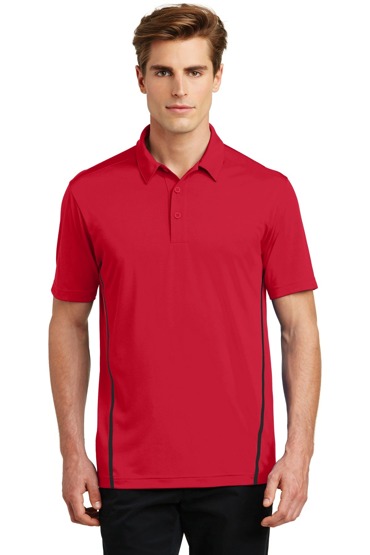 Sport-Tek Men's Contrast PosiCharge Tough Polo ST620 Womens Apparel Shirts & Tops