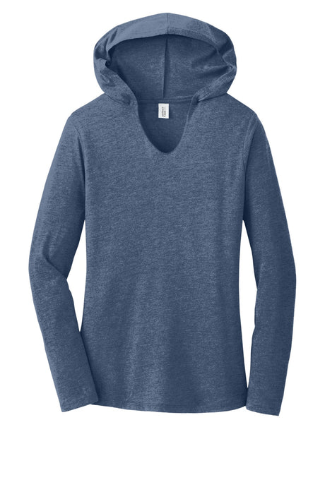 District Women's Perfect Tri Long Sleeve Hoodie. DM139L District