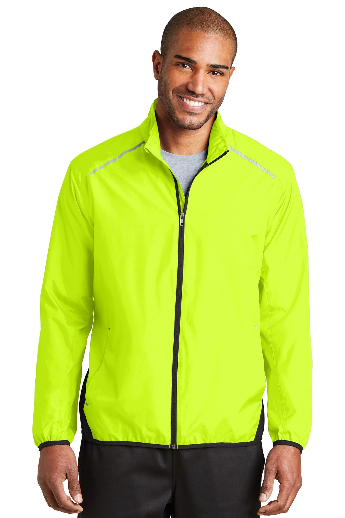 Port Authority Women's Zephyr Reflective Hit Full-Zip Jacket. J345 Mens Apparel Jackets & Vests