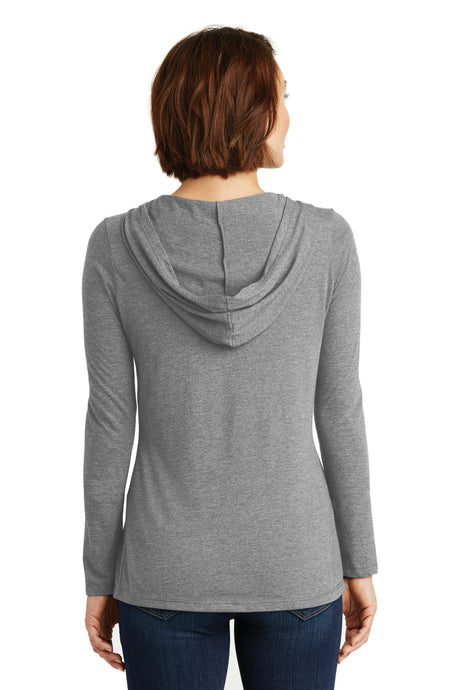 District Women's Perfect Tri Long Sleeve Hoodie. DM139L District