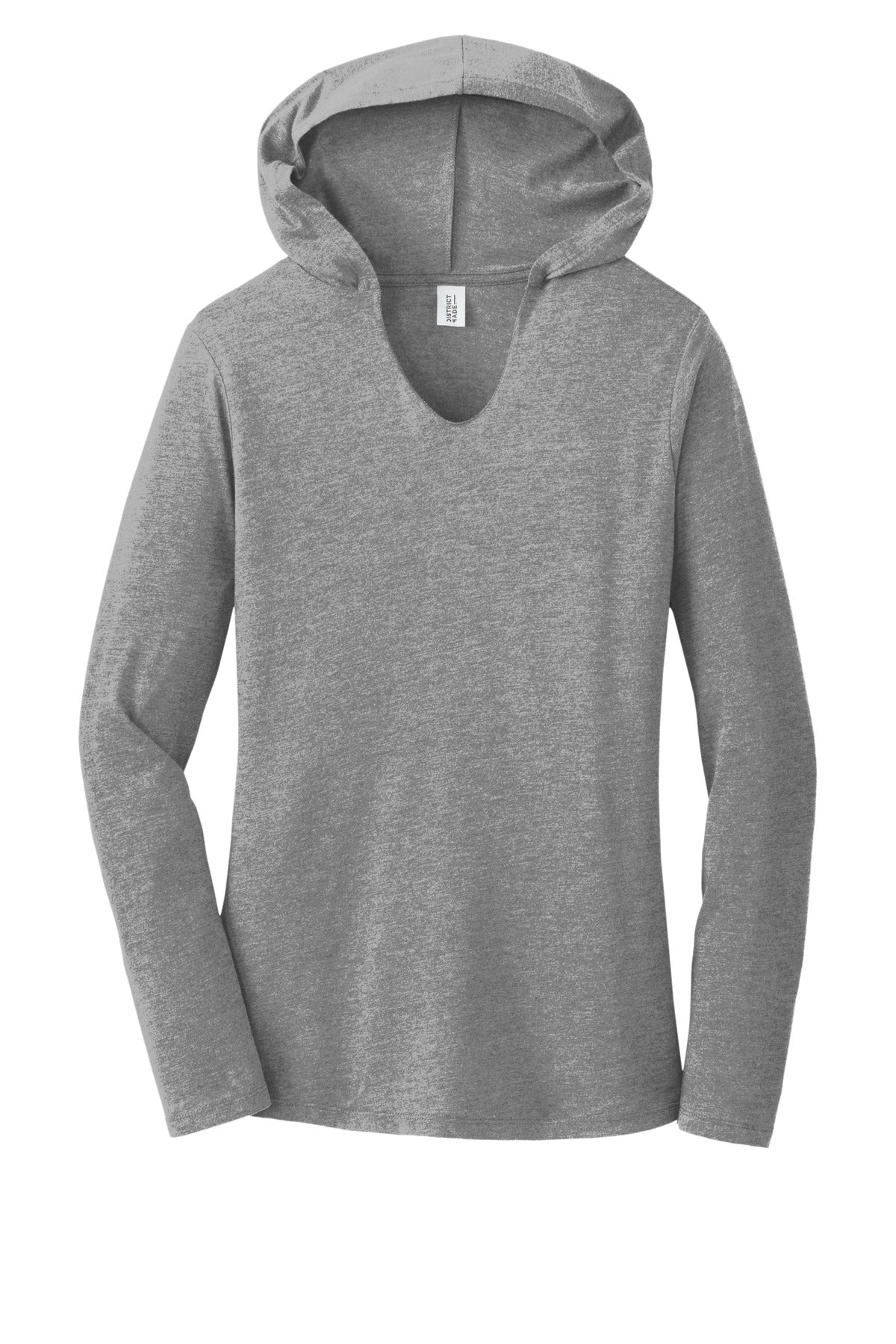 District Women's Perfect Tri Long Sleeve Hoodie. DM139L District