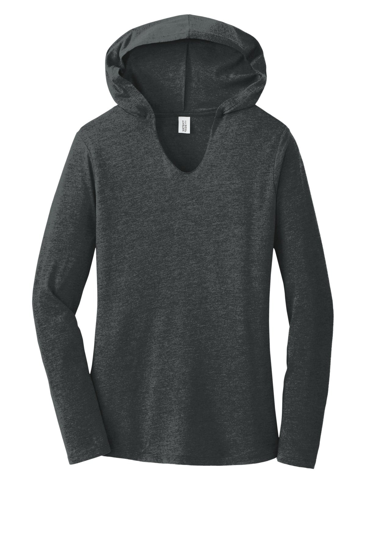 District Women's Perfect Tri Long Sleeve Hoodie. DM139L District