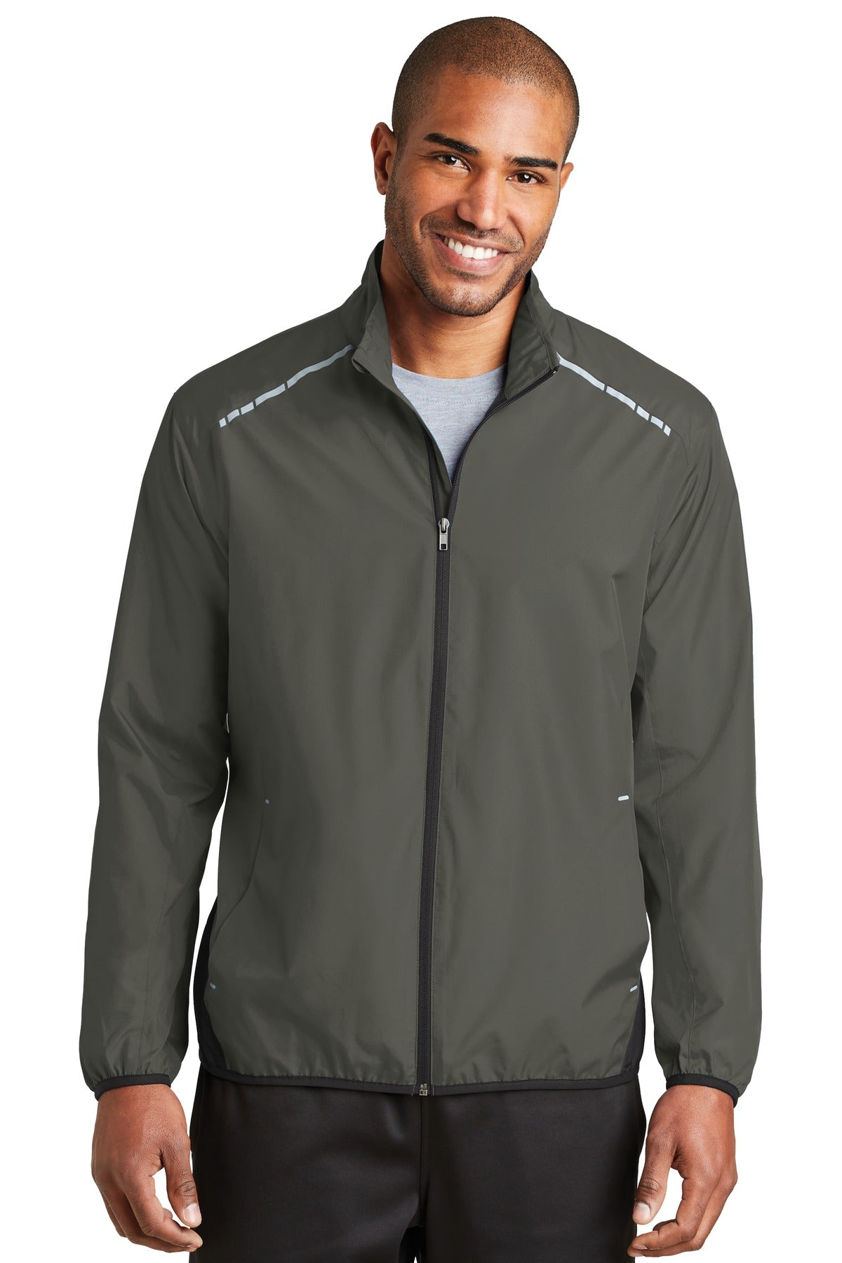 Port Authority Women's Zephyr Reflective Hit Full-Zip Jacket. J345 Mens Apparel Jackets & Vests