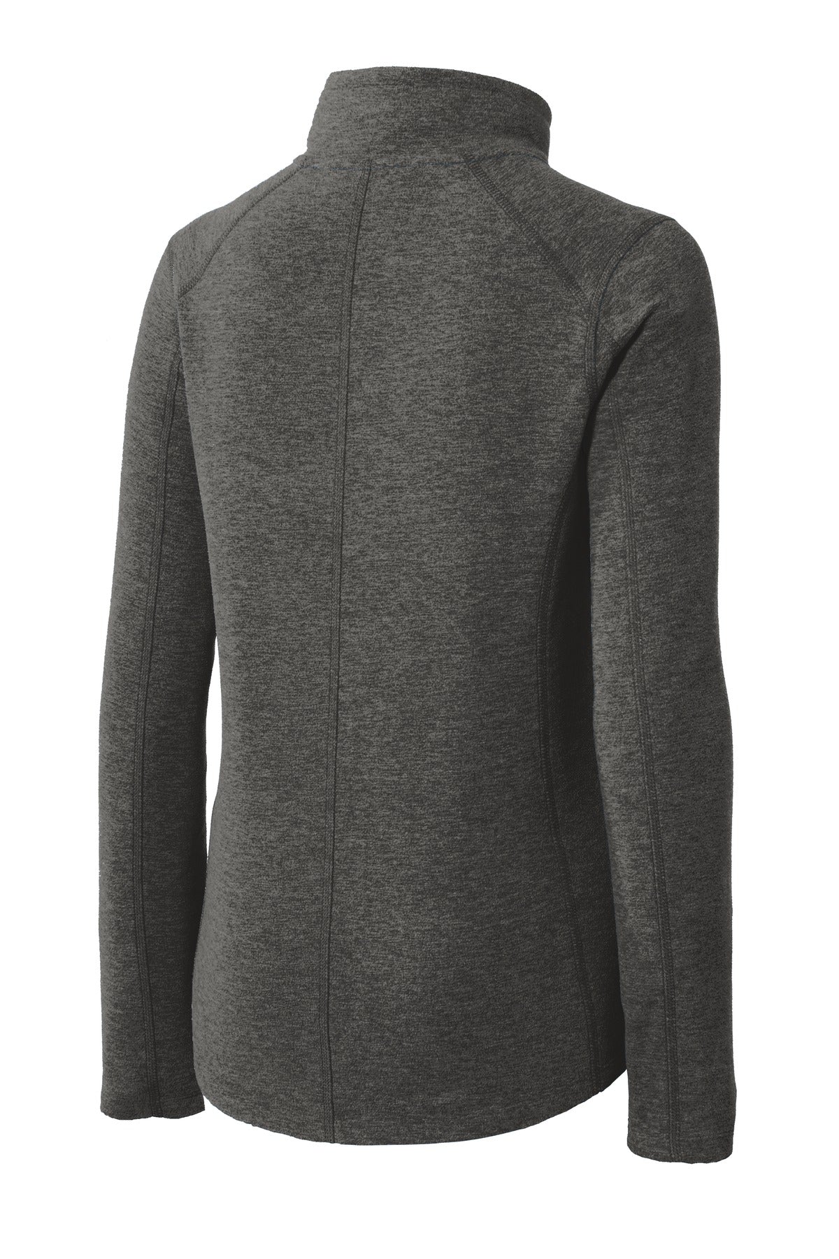 Port Authority Ladies Heather Microfleece Full-Zip Jacket. L235 Womens Apparel Jackets & Vests