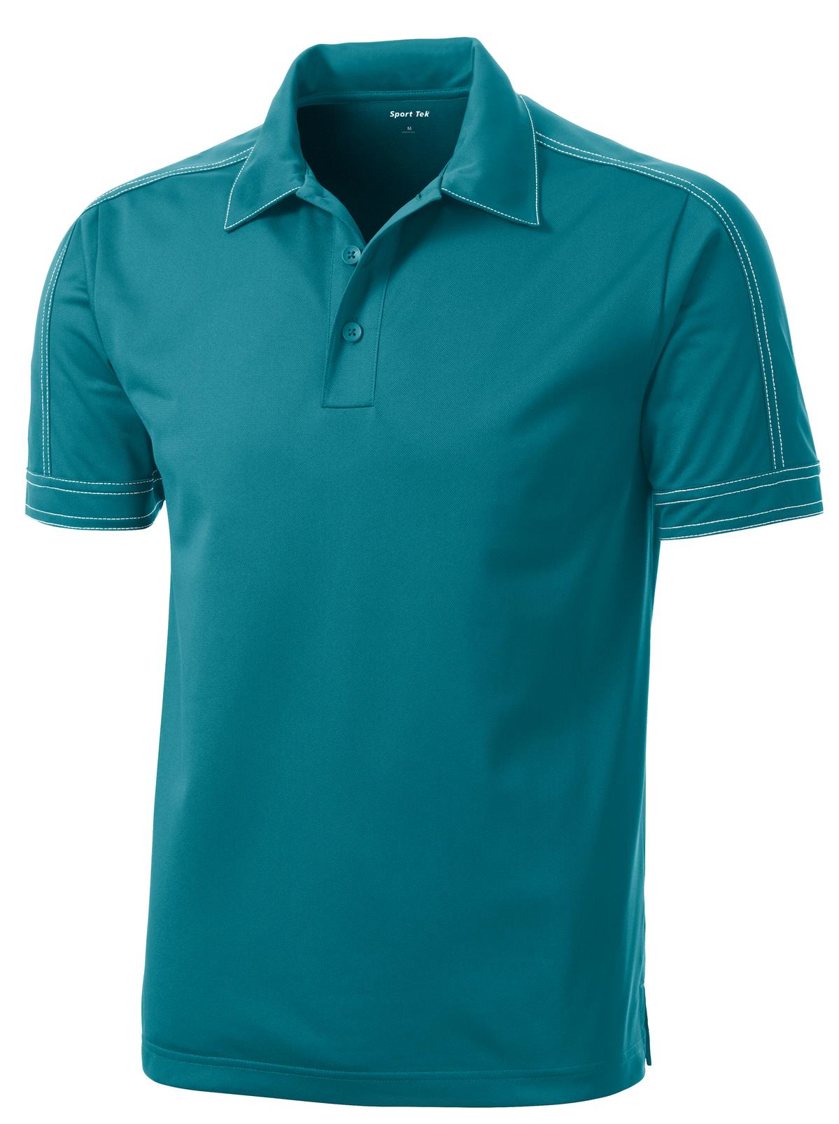 Sport-Tek Men's Contrast Stitch Micropique Sport-Wick Polo ST659 Womens Apparel Shirts & Tops