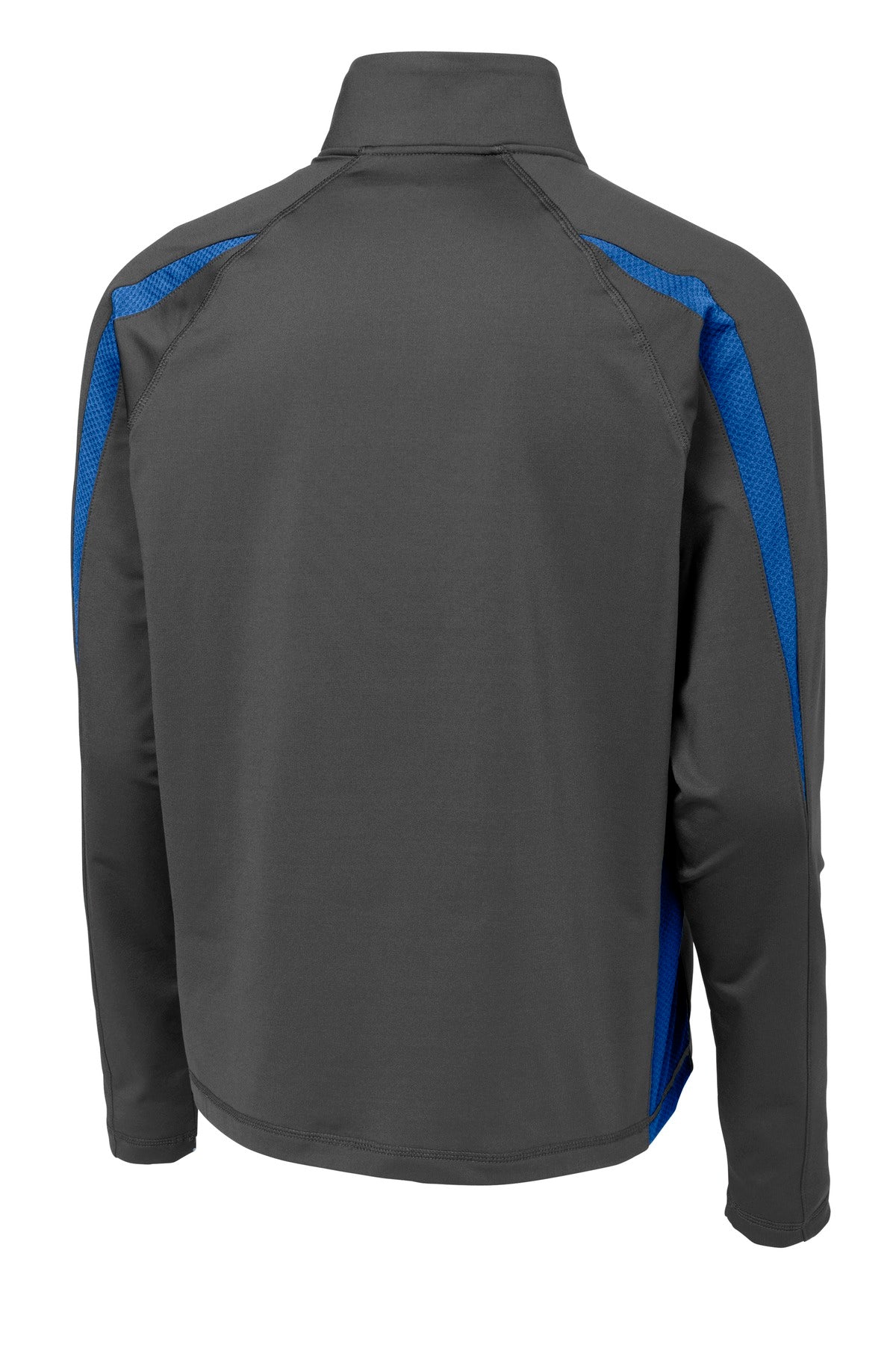 Sport-Tek Men's Sport-Wick Stretch 1/2-Zip Colorblock Pullover Mens Apparel Sweatshirts & Fleece