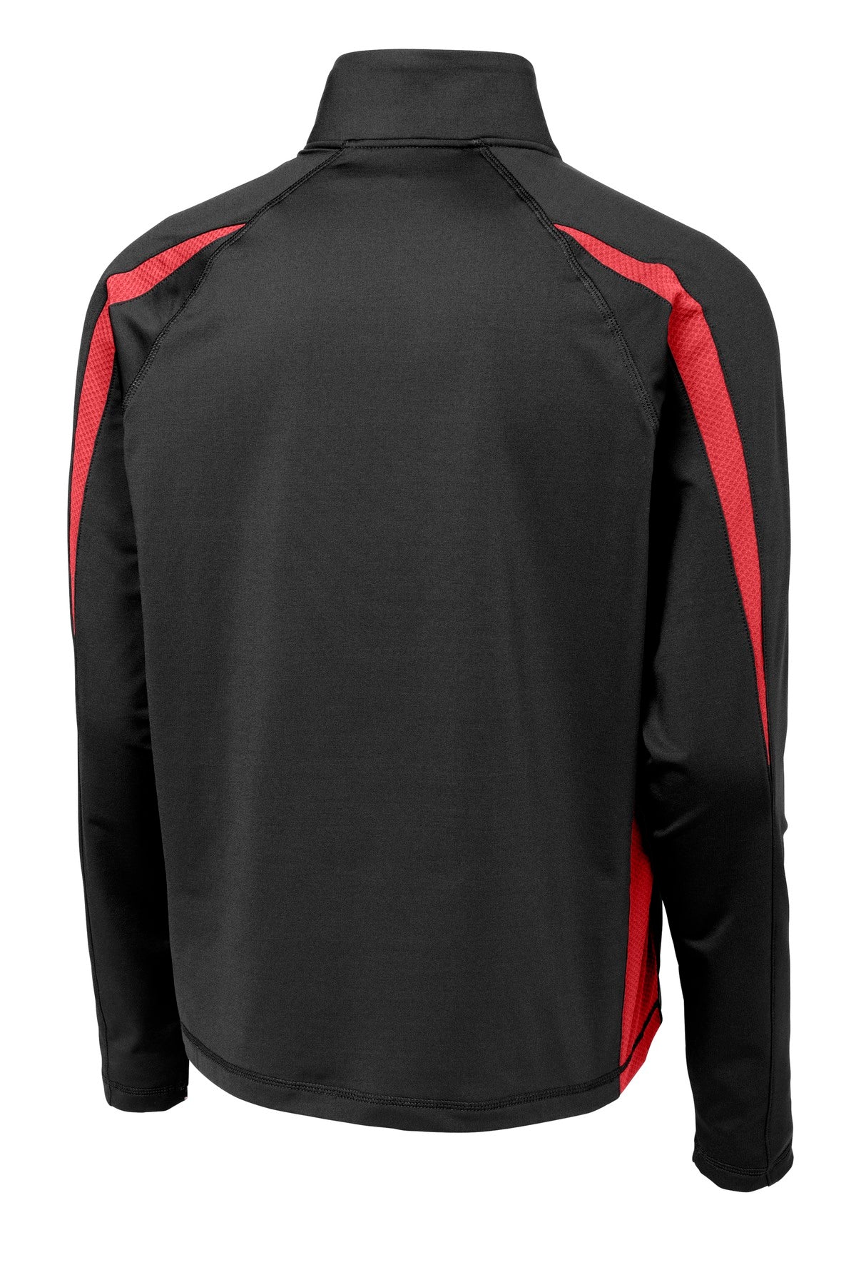Sport-Tek Men's Sport-Wick Stretch 1/2-Zip Colorblock Pullover Mens Apparel Sweatshirts & Fleece