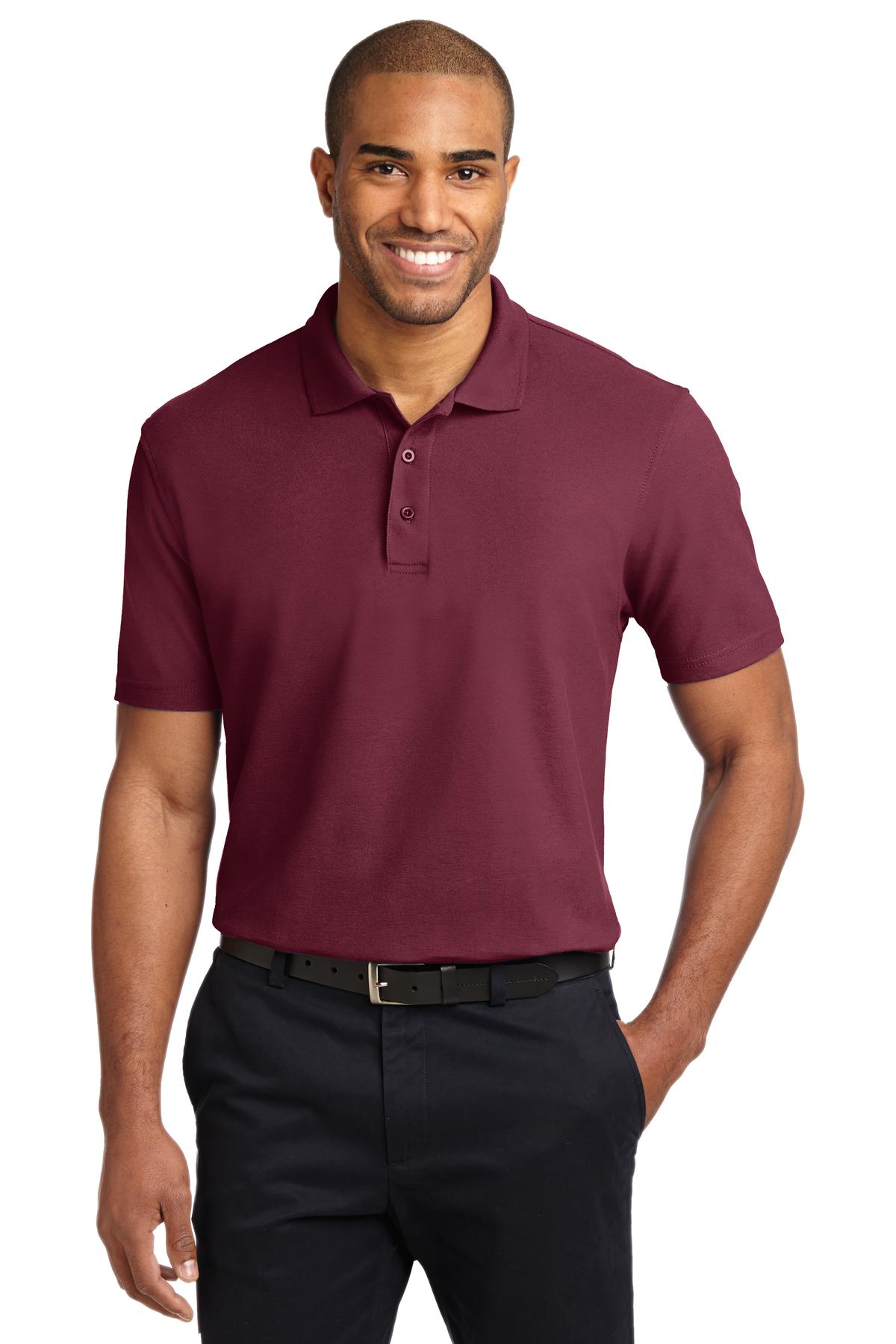 Port Authority Men's Tall Stain-Release Polo. TLK510 Mens Apparel Shirts & Tops
