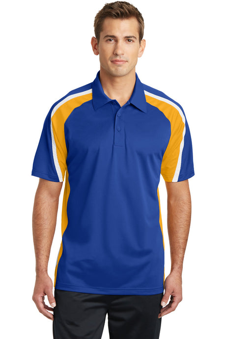 Sport-Tek Men's Tricolor Micropique Sport-Wick Polo Mens Apparel Shirts & Tops