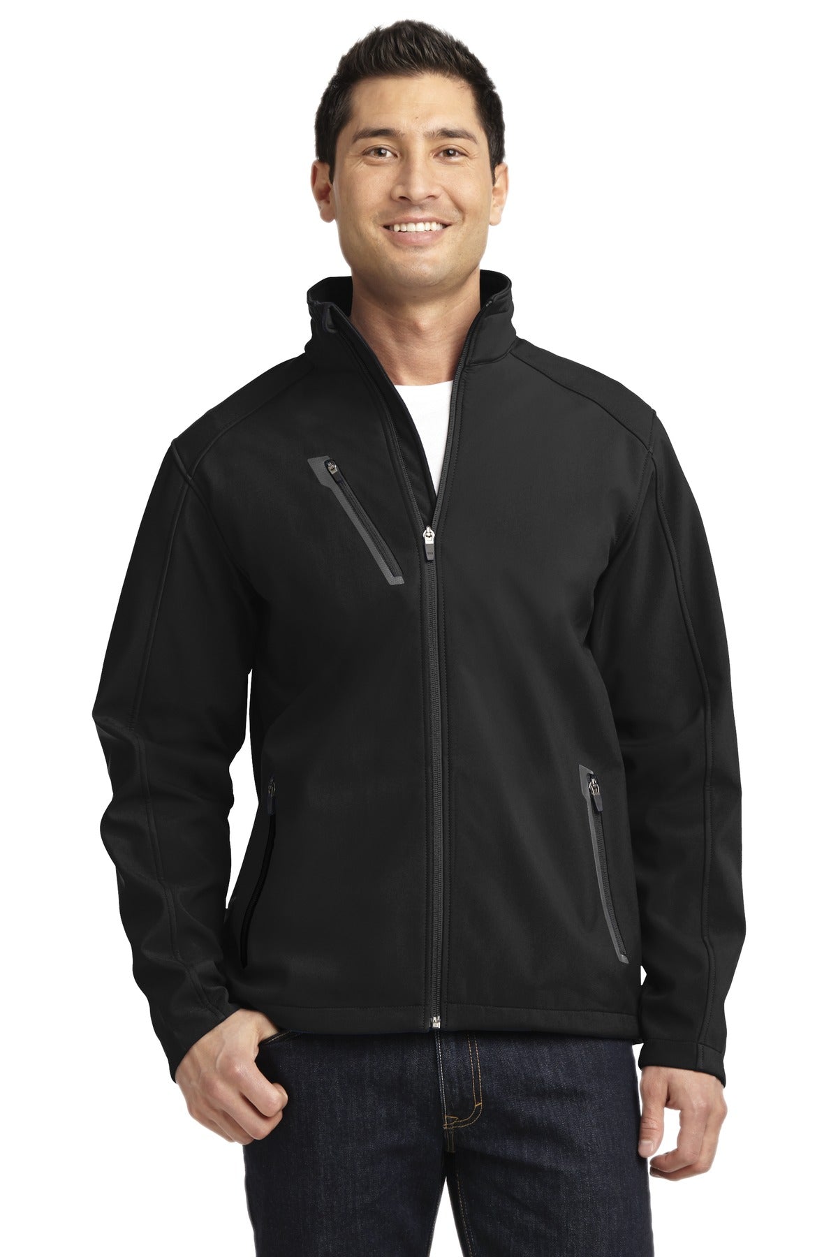 Port Authority Welded Soft Shell Jacket. J324 Mens Apparel Jackets & Vests
