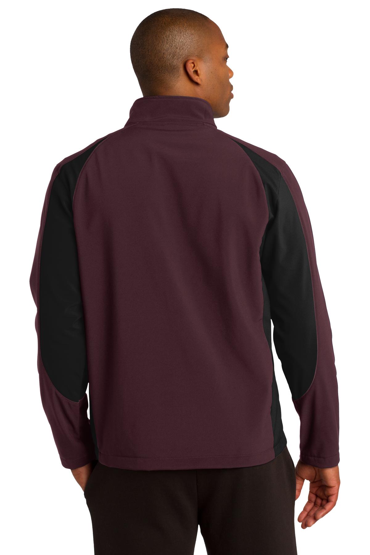 Sport-Tek Men's Colorblock Soft Shell Jacket Mens Apparel Jackets & Vests