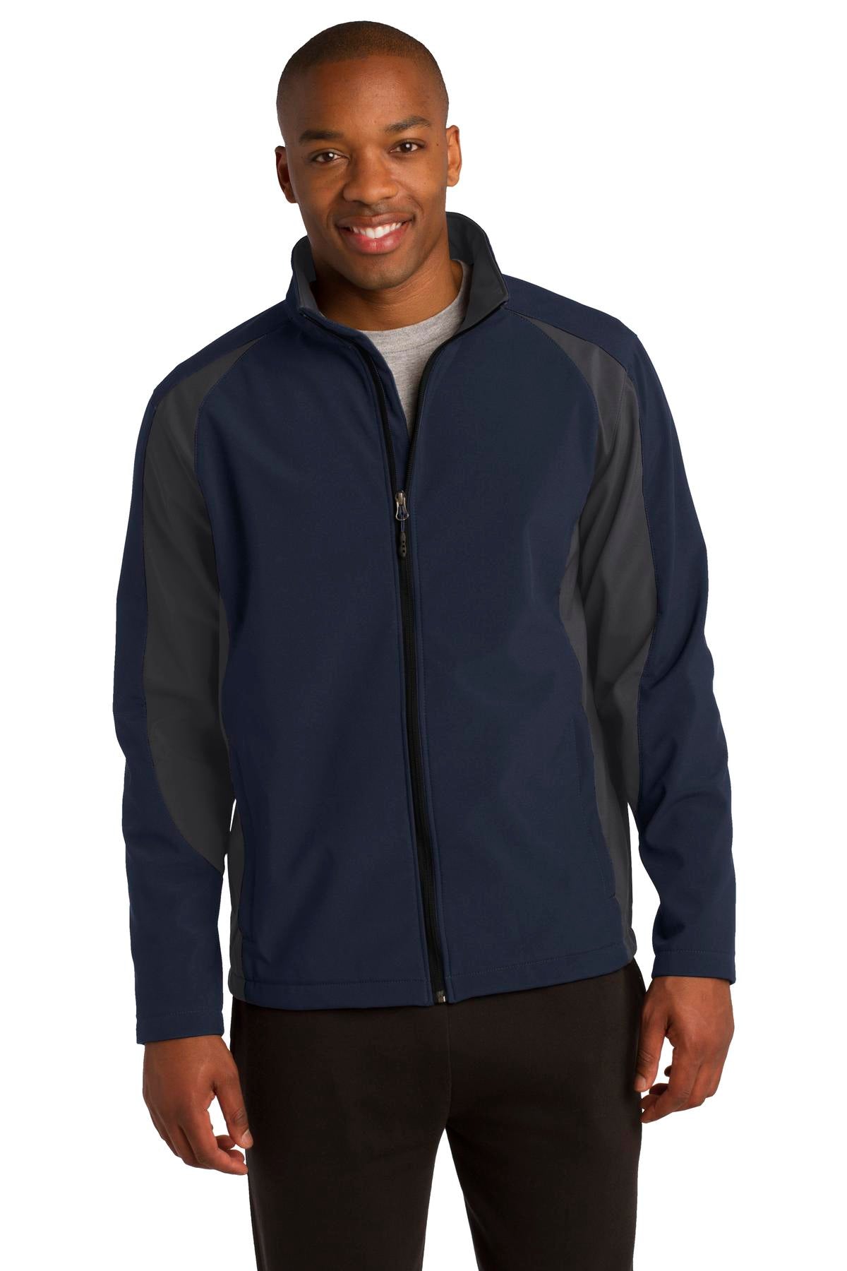Sport-Tek Men's Colorblock Soft Shell Jacket Mens Apparel Jackets & Vests