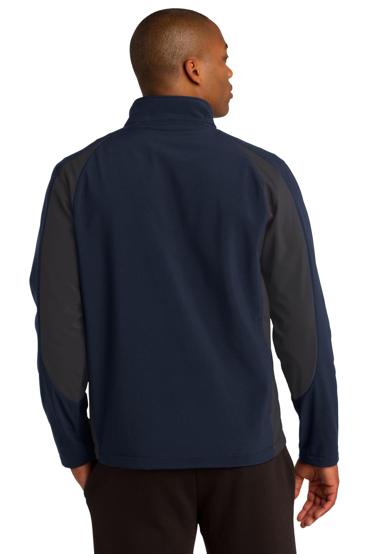 Sport-Tek Men's Colorblock Soft Shell Jacket Mens Apparel Jackets & Vests
