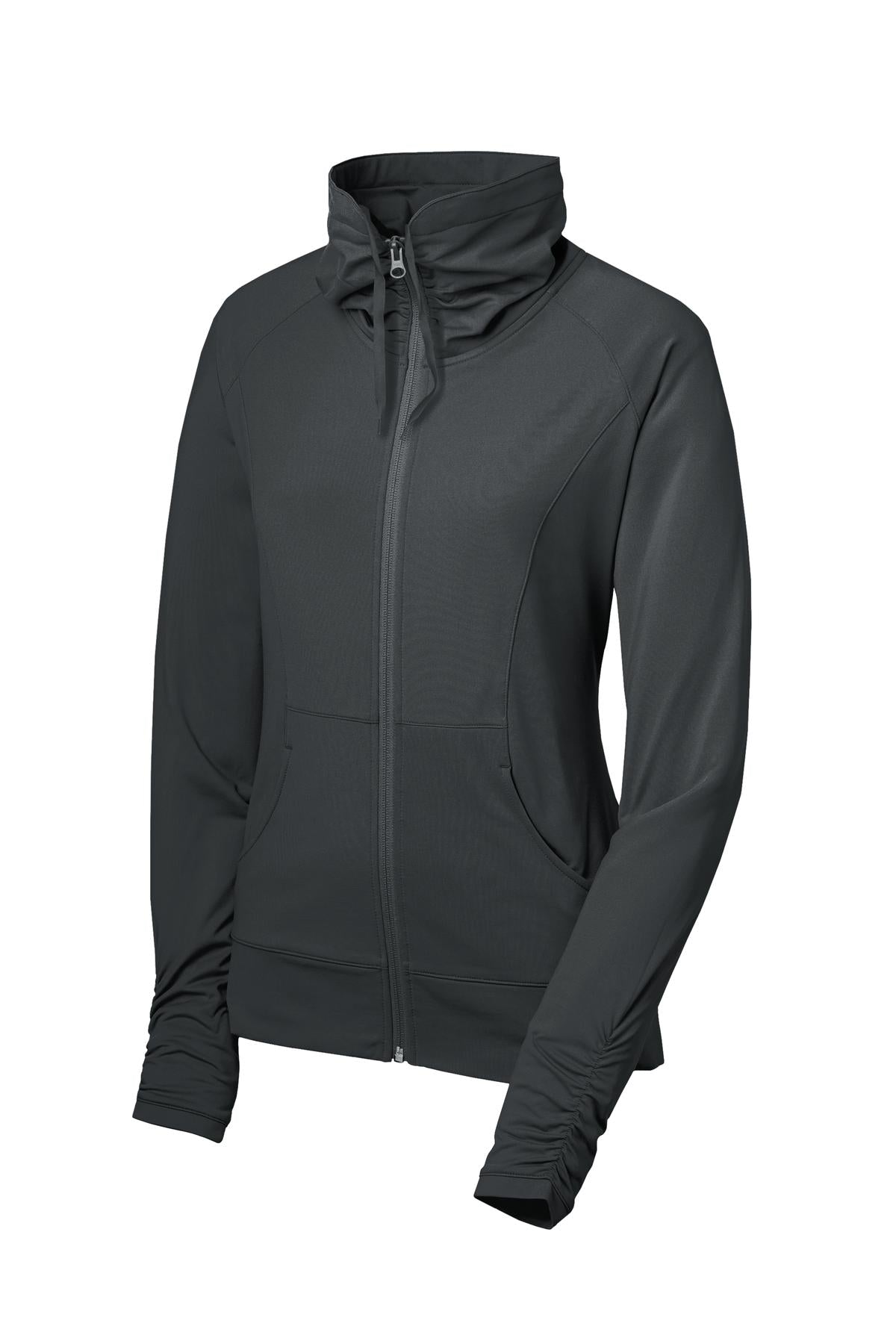 Sport-Tek Women's Sport-Wick Stretch Full-Zip Jacket. LST852 Womens Apparel Jackets & Vests