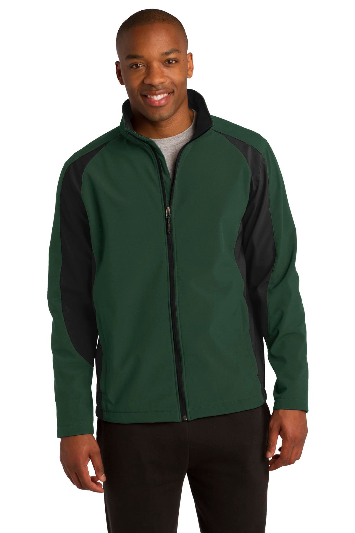Sport-Tek Men's Colorblock Soft Shell Jacket Mens Apparel Jackets & Vests