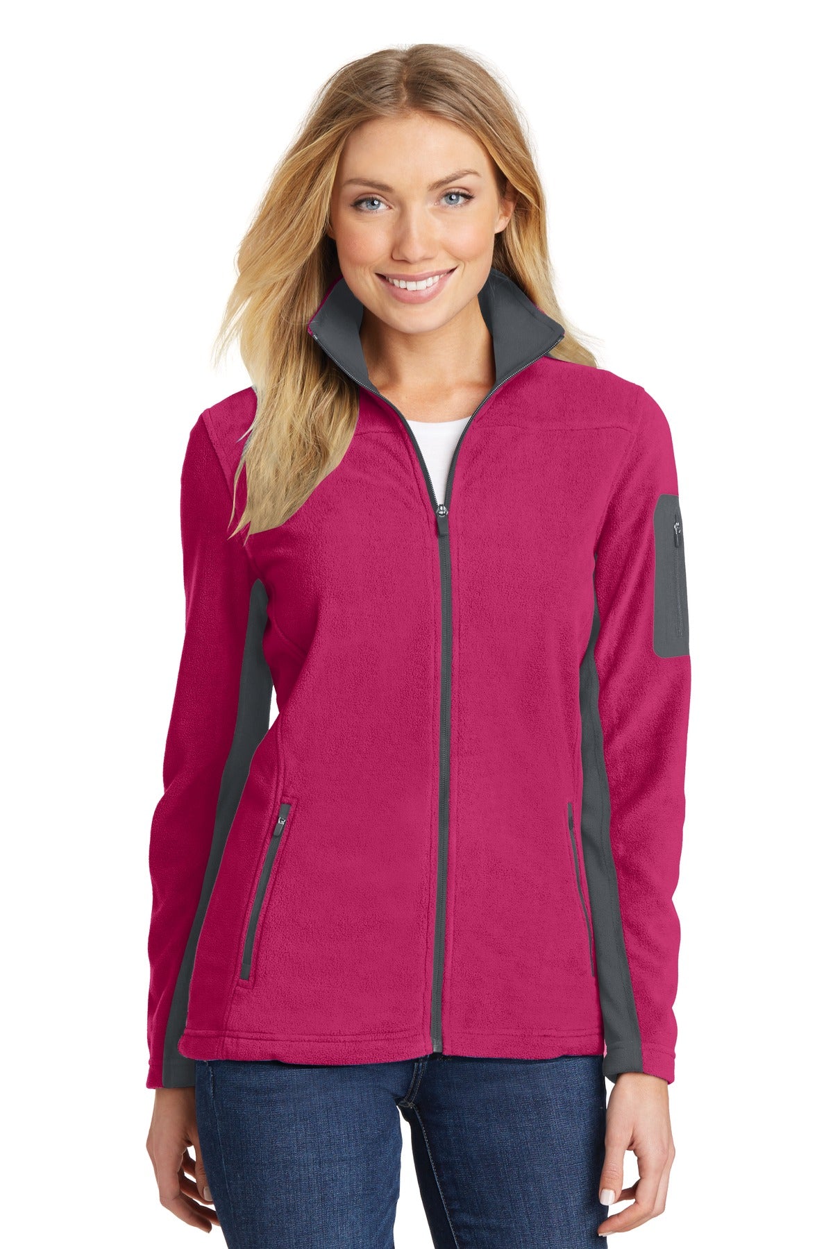 Port Authority Women's Summit Fleece Full-Zip Jacket. L233 Womens Apparel Jackets & Vests
