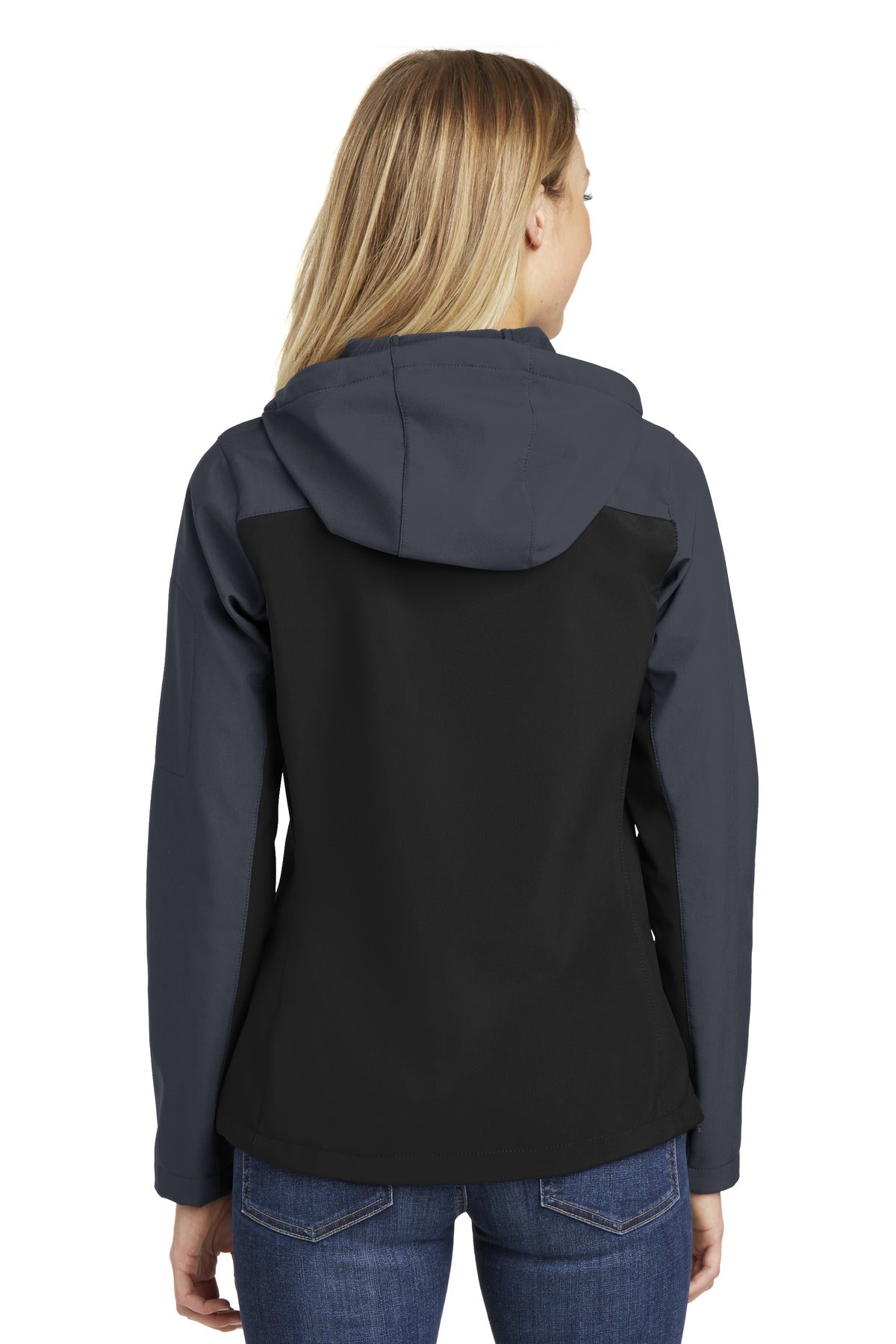 Port Authority Ladies Hooded Core Soft Shell Jacket. L335 Womens Apparel Jackets & Vests