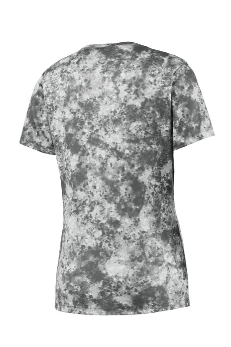 Sport-Tek Ladies Mineral Freeze Scoop Neck Tee. LST330 Womens Apparel Shirts & Tops